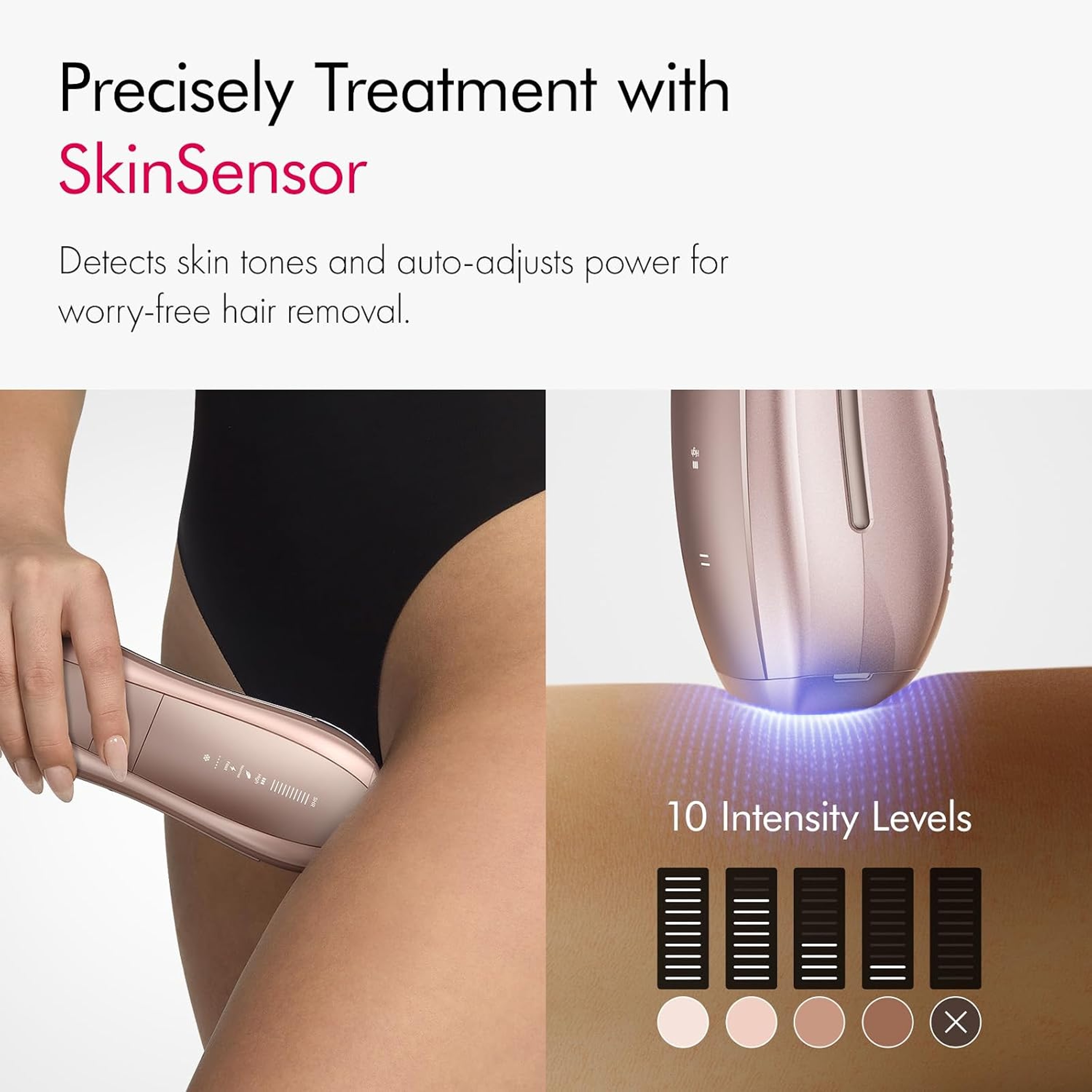Ulike Air 10 IPL Laser Hair Removal Device, Pink, 1 Count - Ice Cool & Permanent Hair Reduction for Women & Men 8