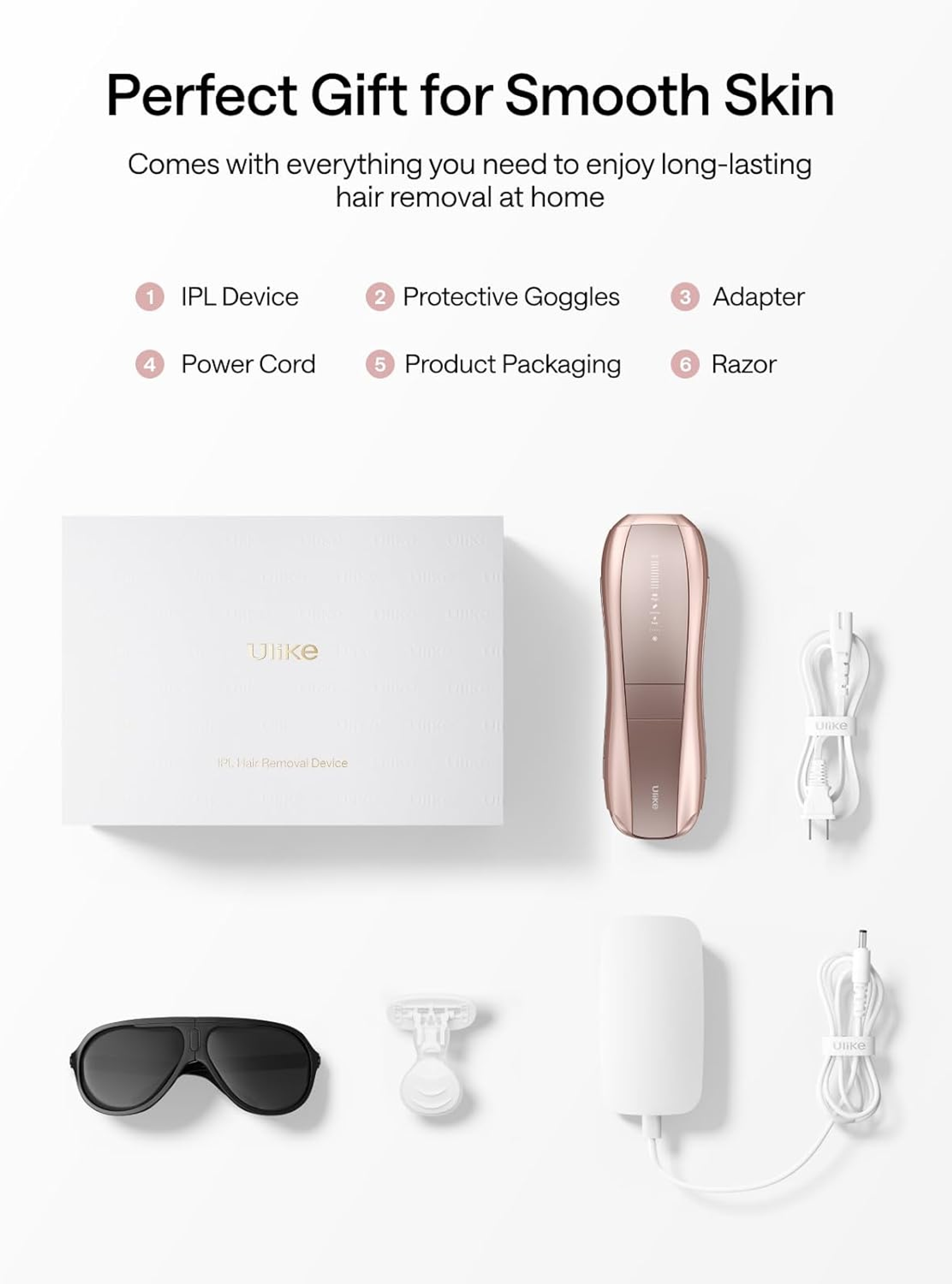 Ulike Air 10 IPL Laser Hair Removal Device, Pink, 1 Count - Ice Cool & Permanent Hair Reduction for Women & Men 9