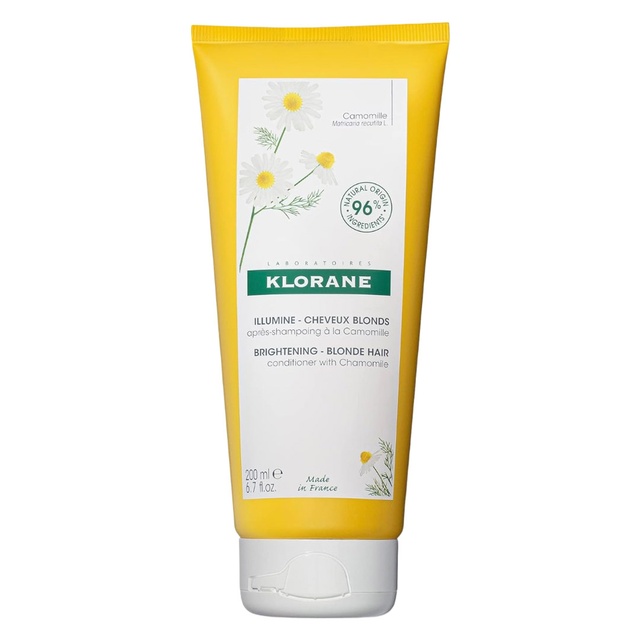 Klorane Brightening Conditioner with Chamomile - Naturally Lightens And Brightens Blonde Hair 6.7 fl.oz