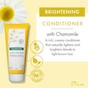 Klorane Brightening Conditioner with Chamomile - Naturally Lightens And Brightens Blonde Hair 6.7 fl.oz 2