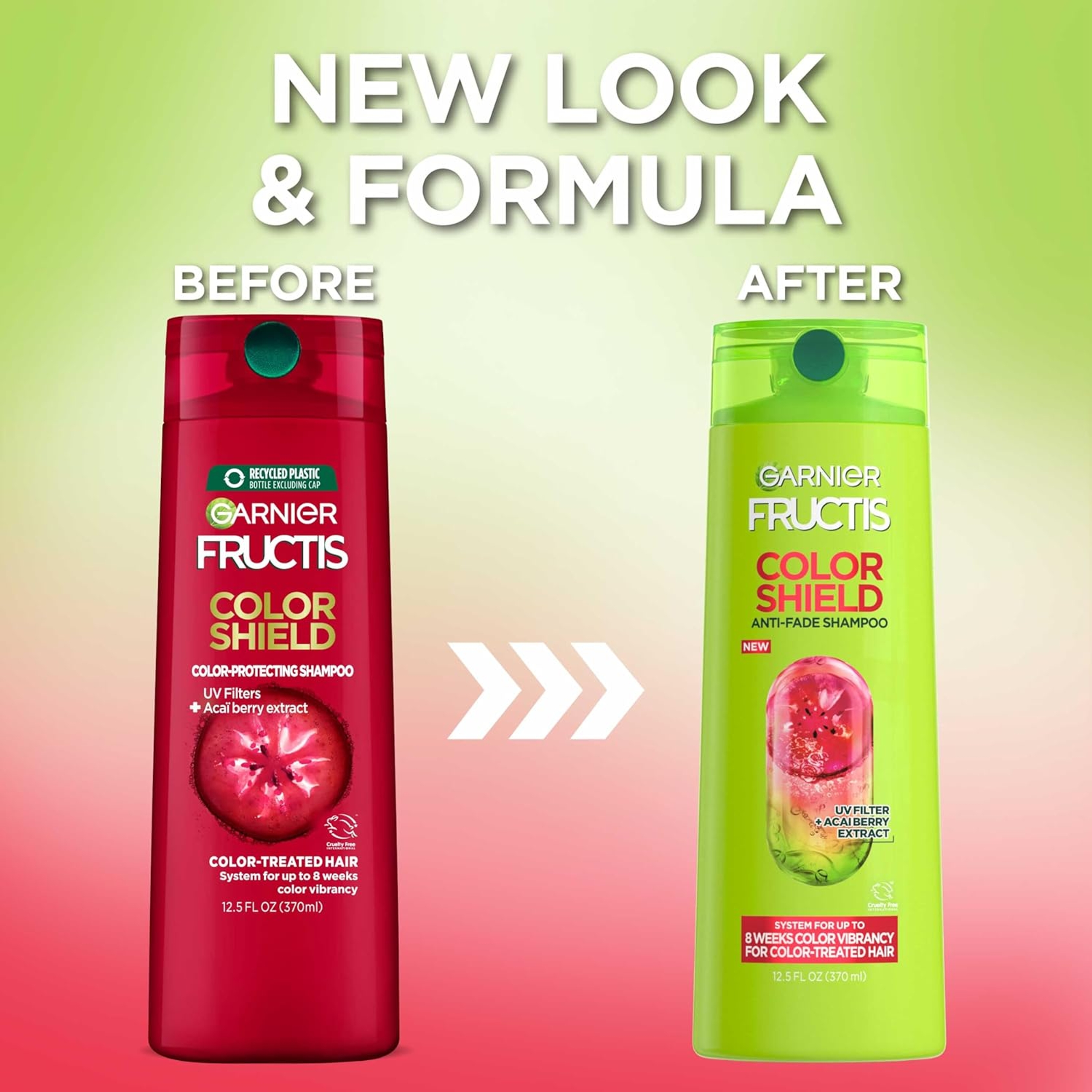 Garnier Fructis Color Shield Shampoo 12.5 fl.oz - Anti-Fade Shampoo for Color-Treated Hair 2