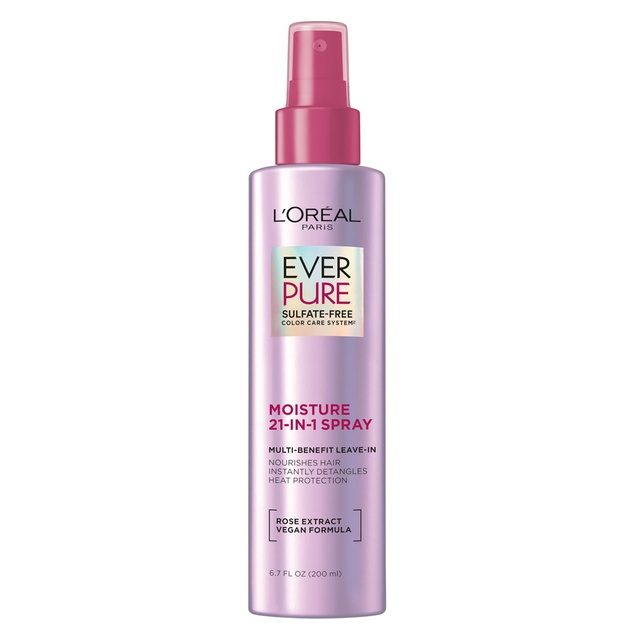L'Oreal Paris EverPure Sulfate-Free 21-in-1 Color Caring Spray 6.7 fl.oz - Leave-In Conditioner for Dry Hair