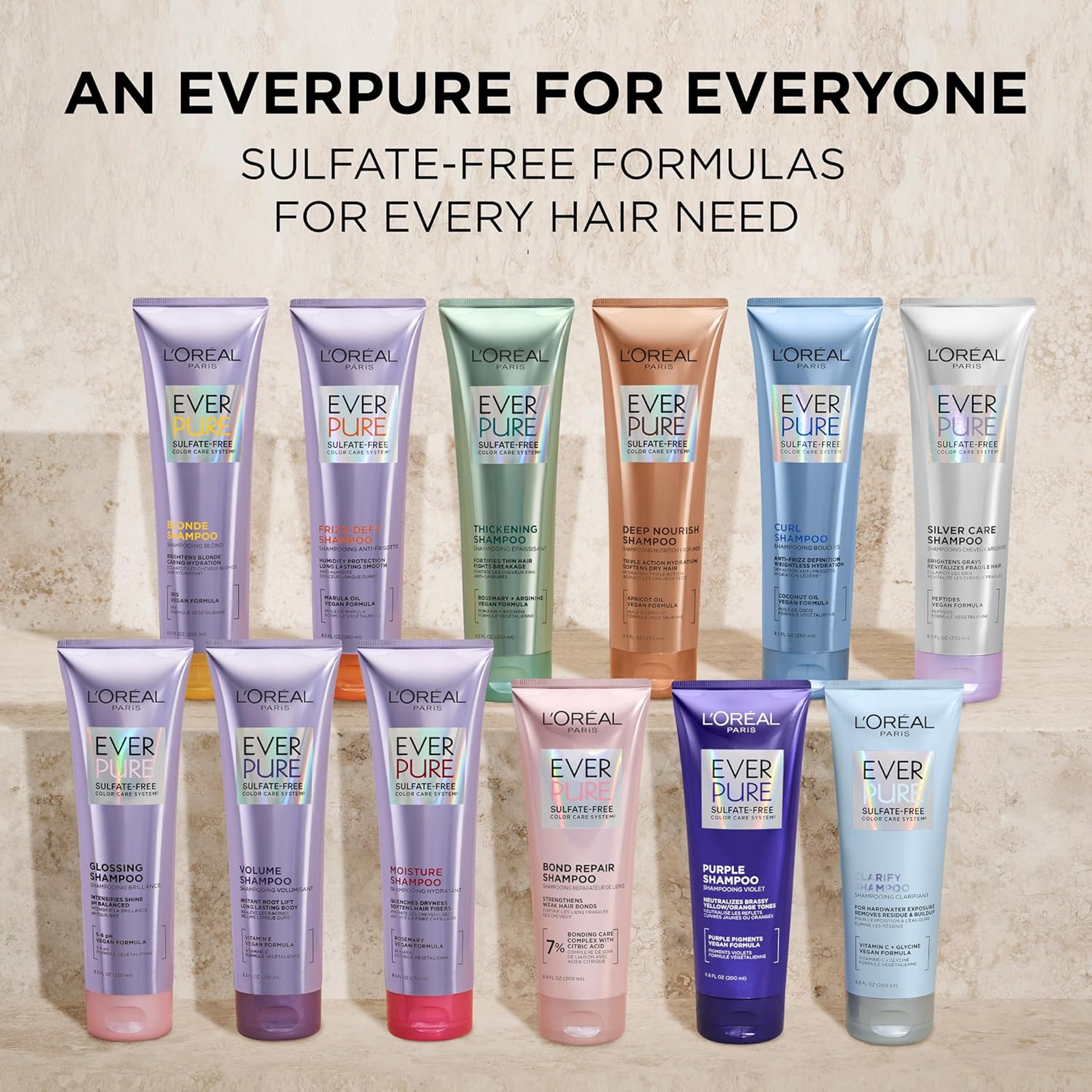 L'Oreal Paris EverPure Sulfate-Free 21-in-1 Color Caring Spray 6.7 fl.oz - Leave-In Conditioner for Dry Hair 7