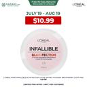 L'Oreal Paris Infallible Blur-fection Loose Setting Powder, Brightening Light Pink, 0.21 oz  - Longwear Blurring Face Powder 1