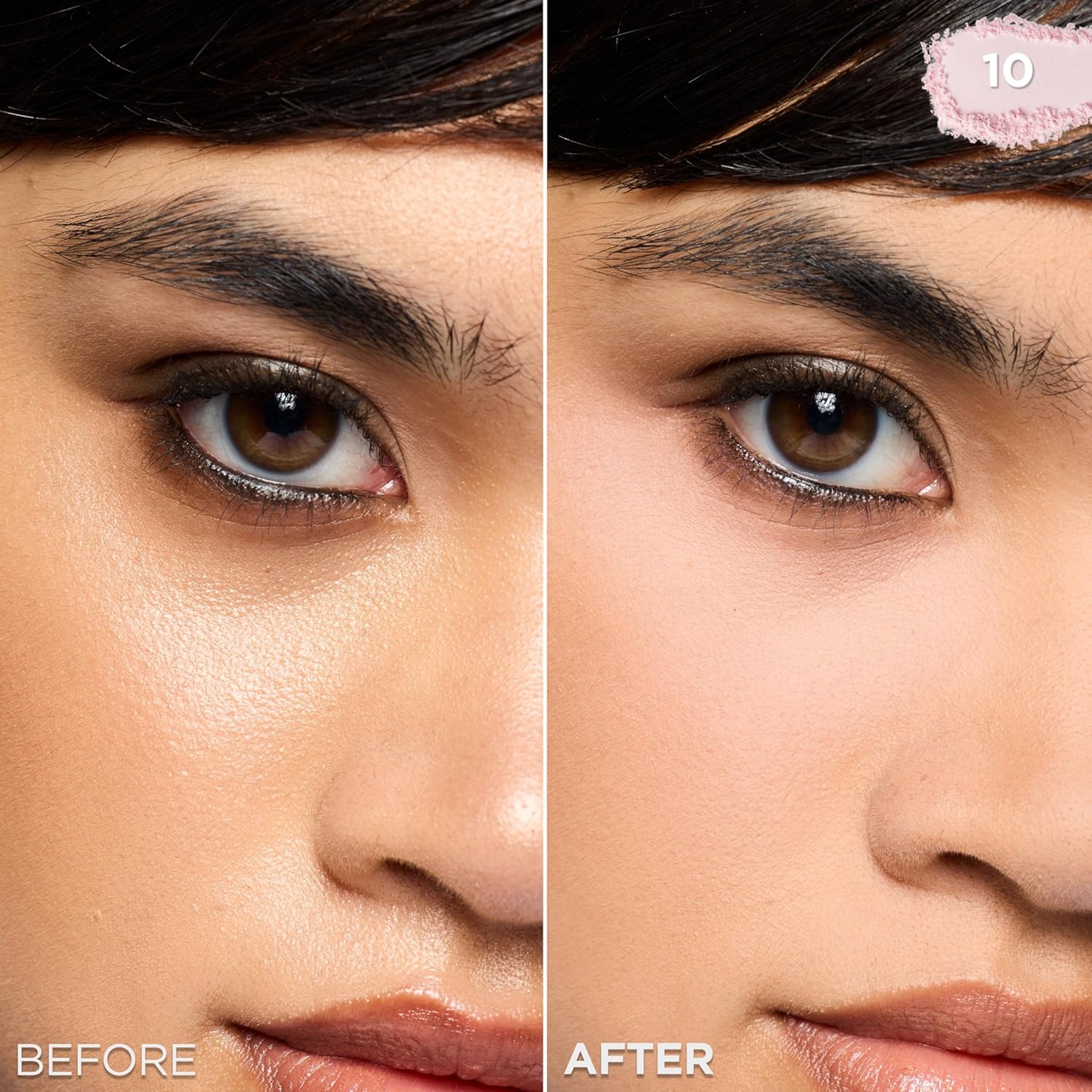L'Oreal Paris Infallible Blur-fection Loose Setting Powder, Brightening Light Pink, 0.21 oz - Longwear Blurring Face Powder 4