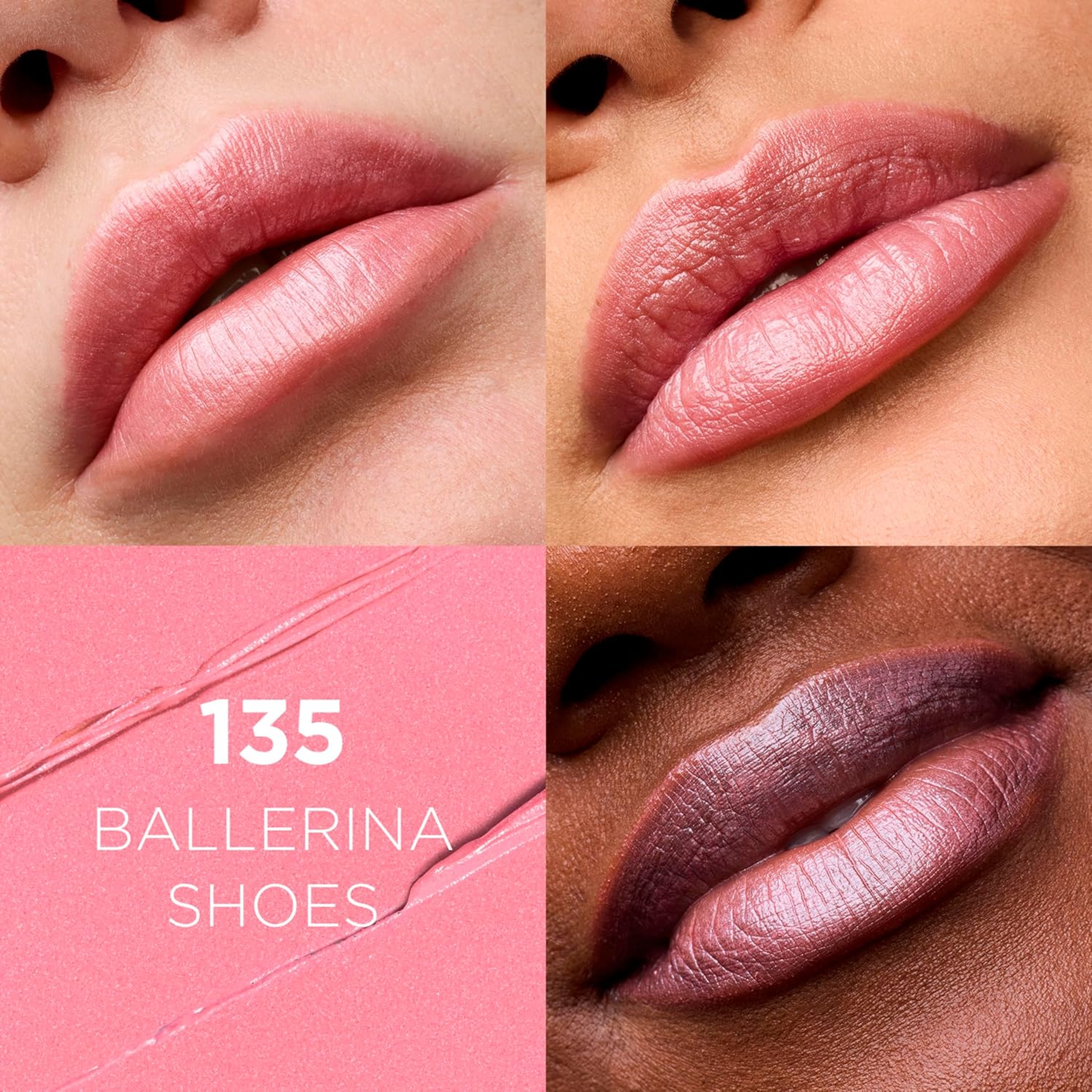 L'Oreal Paris Colour Riche Satin Lipstick, 135 Ballerina Shoes, 1 Count - Hydrating Creamy Lipstick 3