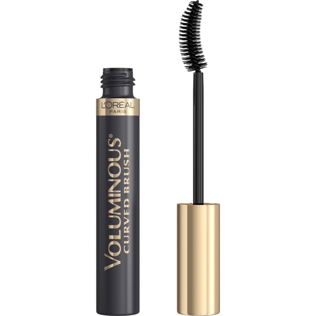 L’Oreal Paris Voluminous Mascara Curved Brush - Washable Volume Building Mascara - Black 0.28 fl.oz