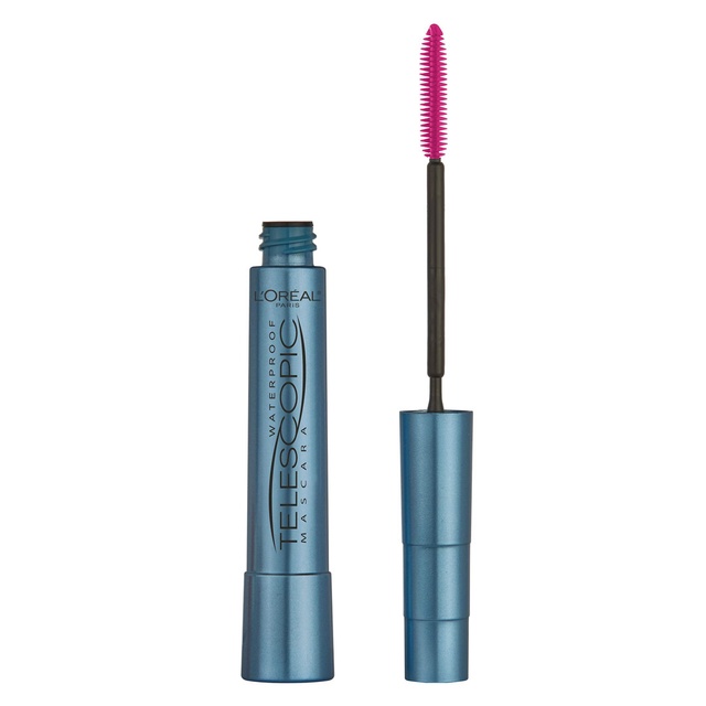 L’Oreal Paris Telescopic Original Waterproof Lengthening Mascara, Black, 0.27 fl.oz - Enhanced Length for All Lash Types