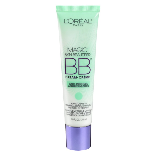 L'Oreal Paris Magic Skin Beautifier BB Cream, Anti-Redness, 1 fl.oz - Tinted Moisturizer for All Skin Tones