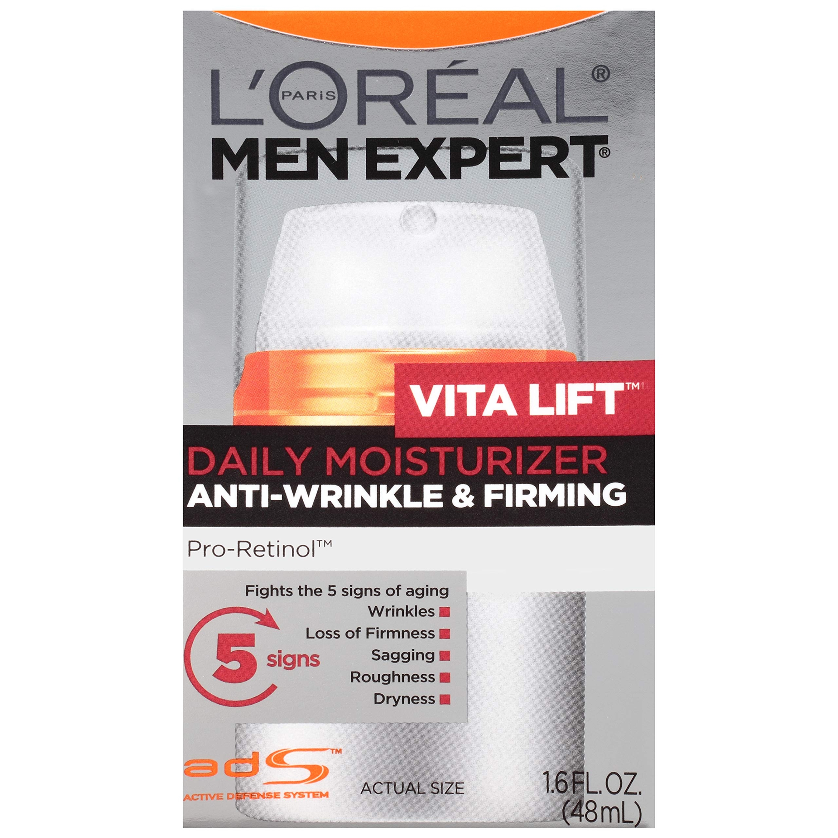 L'Oreal Paris Men Expert Vita Lift Anti-Wrinkle & Firming Moisturizer - Face Cream with Pro-Retinol 1.6 fl.oz 6
