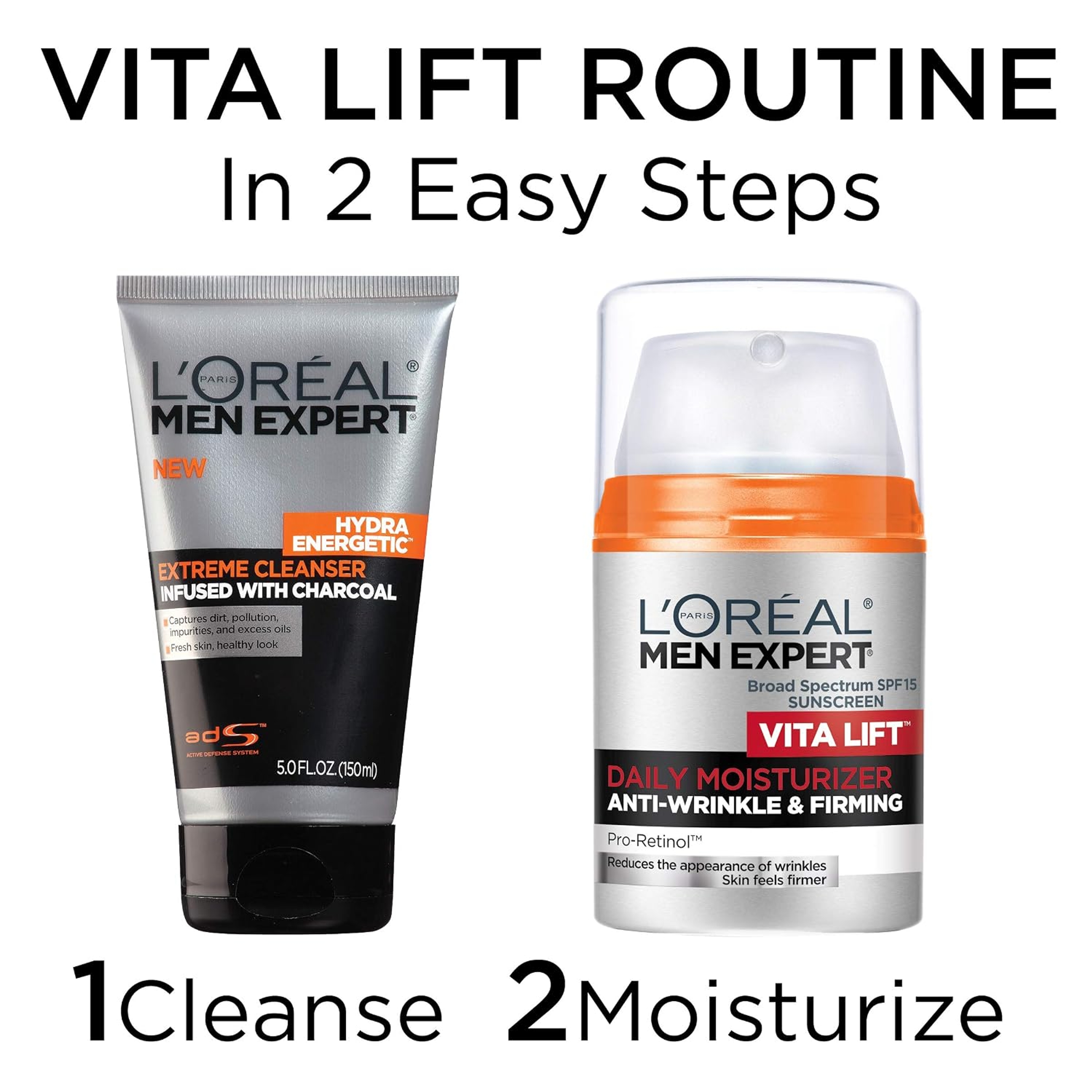 L'Oreal Paris Men Expert Vita Lift Anti-Wrinkle & Firming Moisturizer - Face Cream with Pro-Retinol 1.6 fl.oz 5