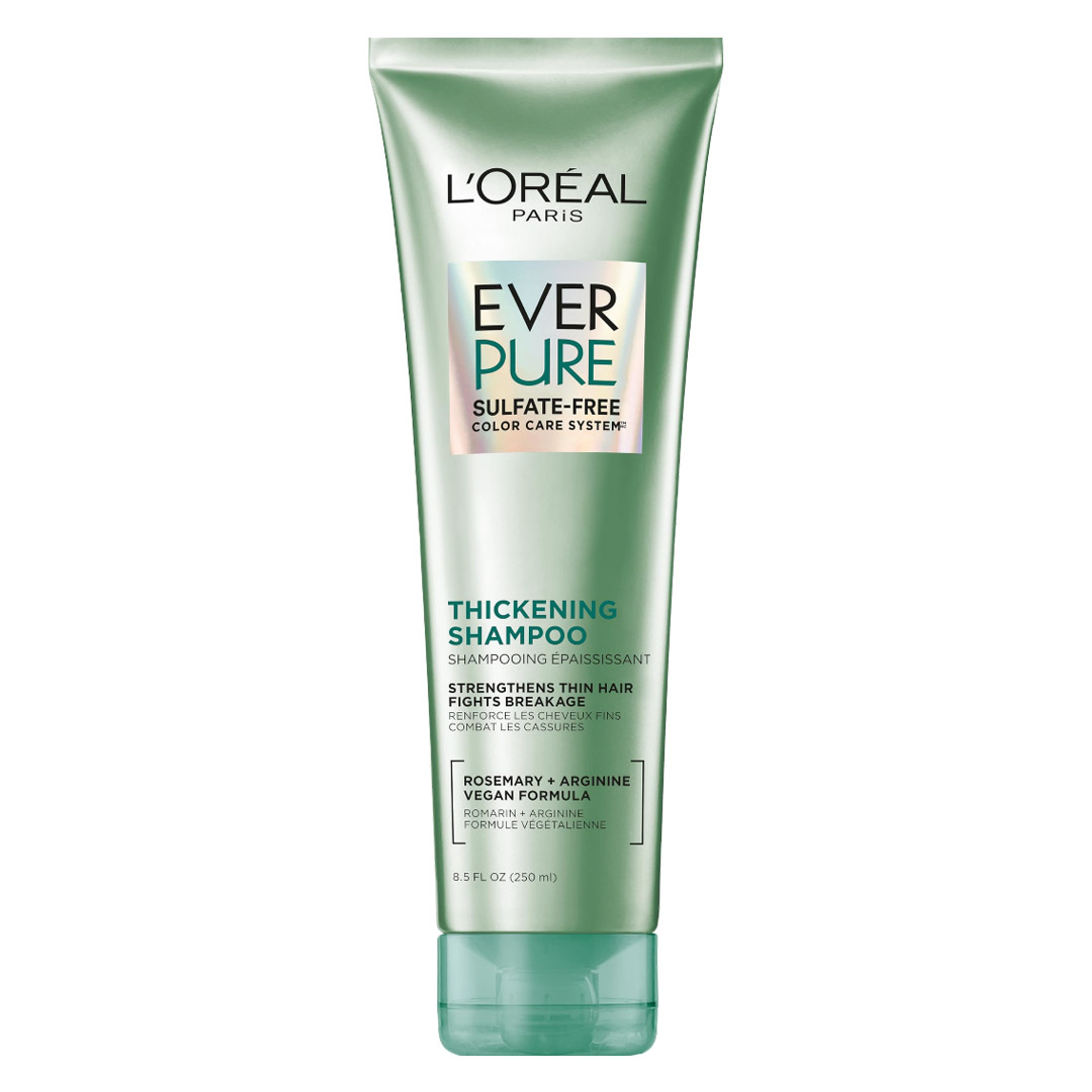 L'Oreal Paris EverPure Thickening Shampoo 8.5 fl.oz - Strengthening Anti-Breakage Shampoo for Fragile, Thin Hair 1