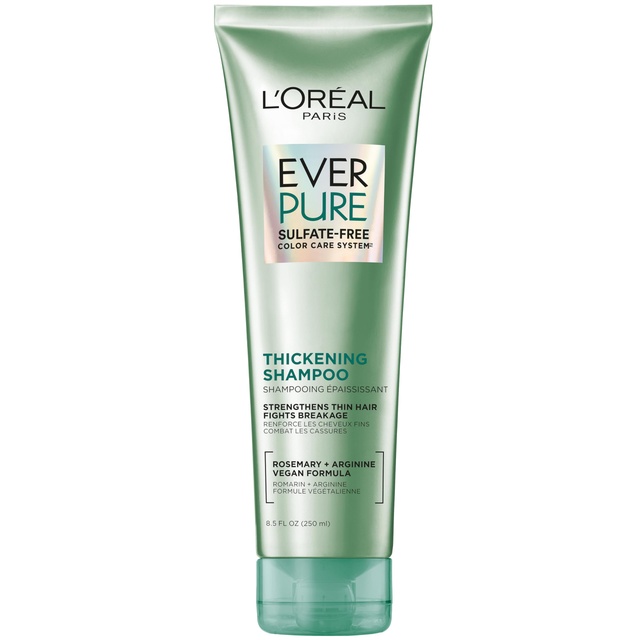 L'Oreal Paris EverPure Thickening Shampoo - Strengthening Anti-Breakage Shampoo for Fragile, Thin Hair 8.5 fl.oz