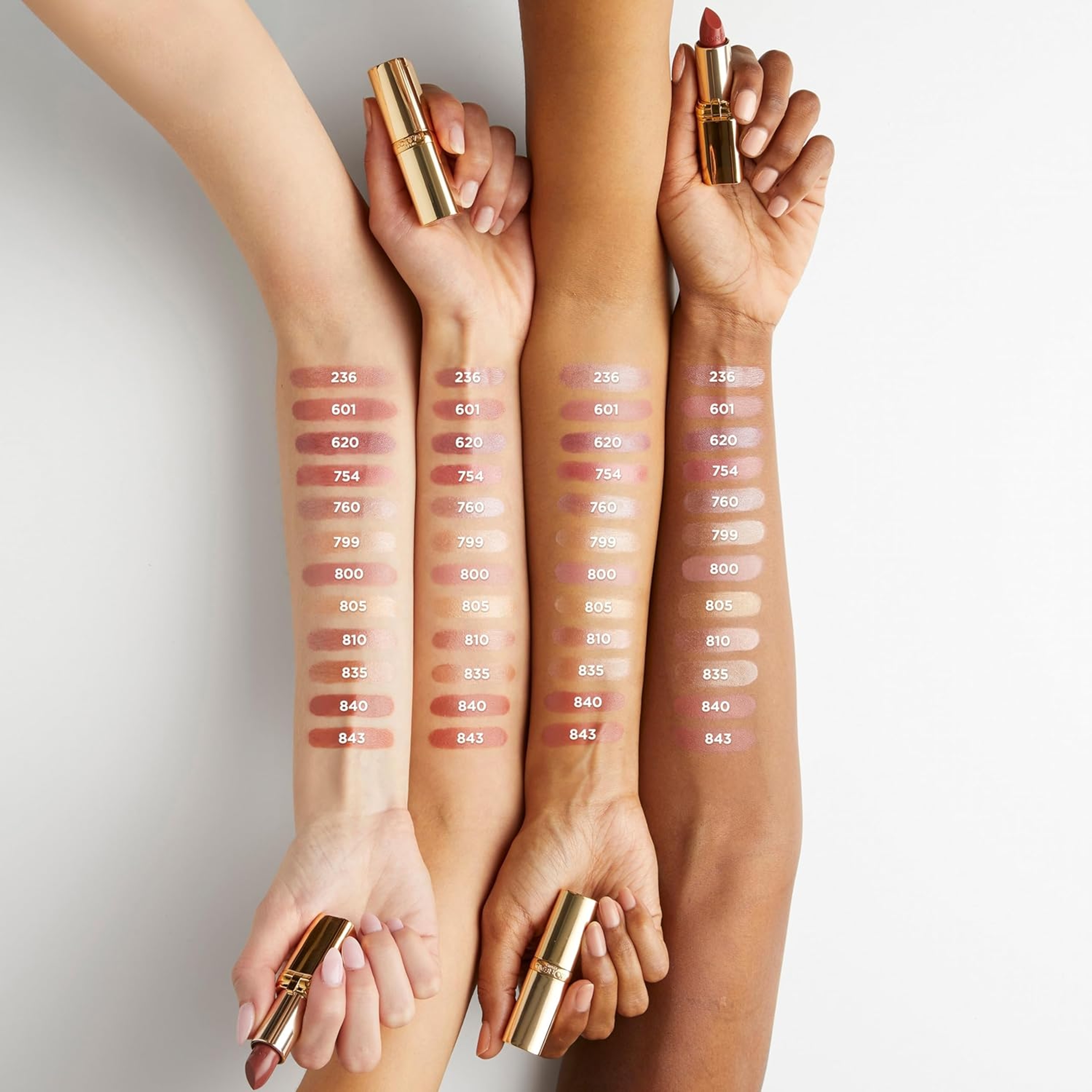 L'Oreal Paris Colour Riche Satin Lipstick, 601 Worth It, 1 Count - Hydrating Creamy Lipstick 3