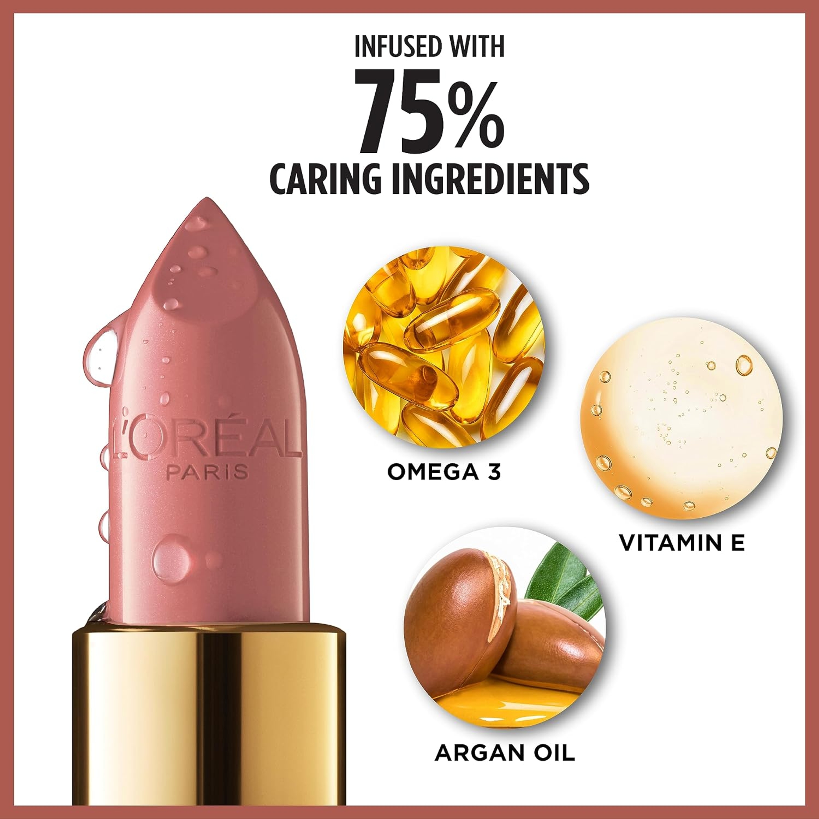 L'Oreal Paris Colour Riche Satin Lipstick, 601 Worth It, 1 Count - Hydrating Creamy Lipstick 4