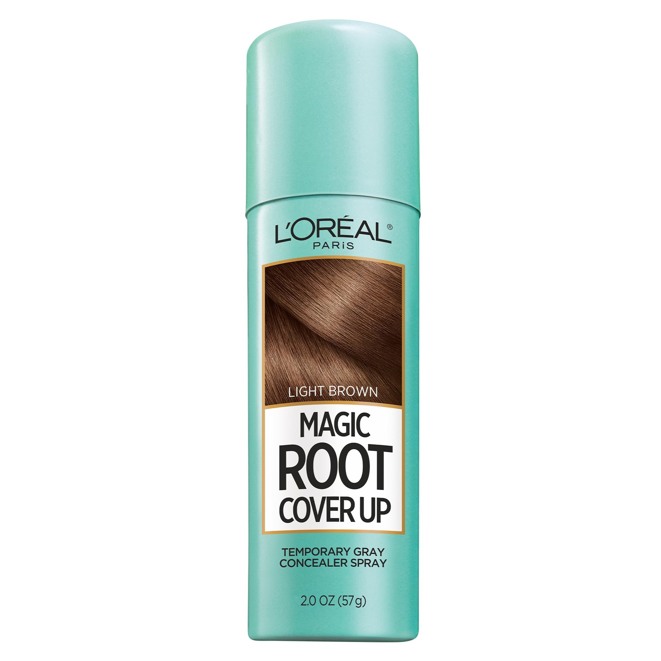 L'Oreal Paris Magic Root Cover Up, Light Brown, 2 oz - Root Touch-Up Spray for Gray Root Coverage 1
