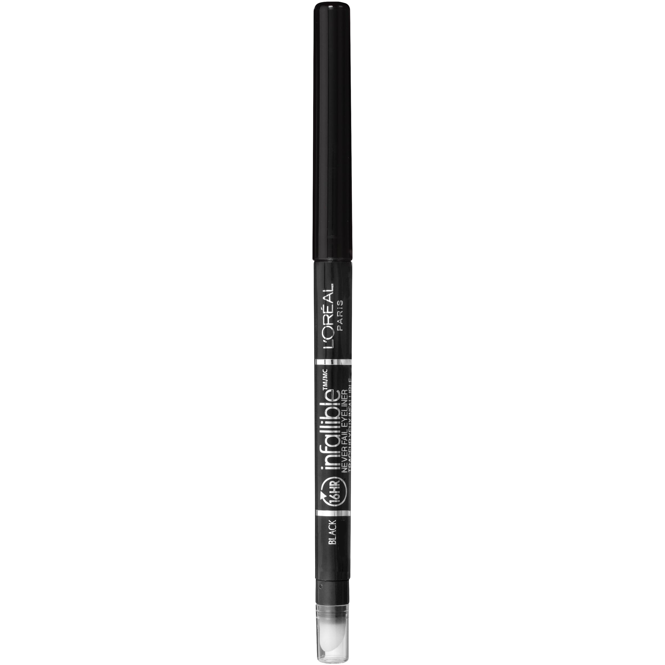 L'Oreal Paris Infallible Never Fail Eyeliner - Mechanical Pencil Eyeline with Built in Sharpener - Black 1
