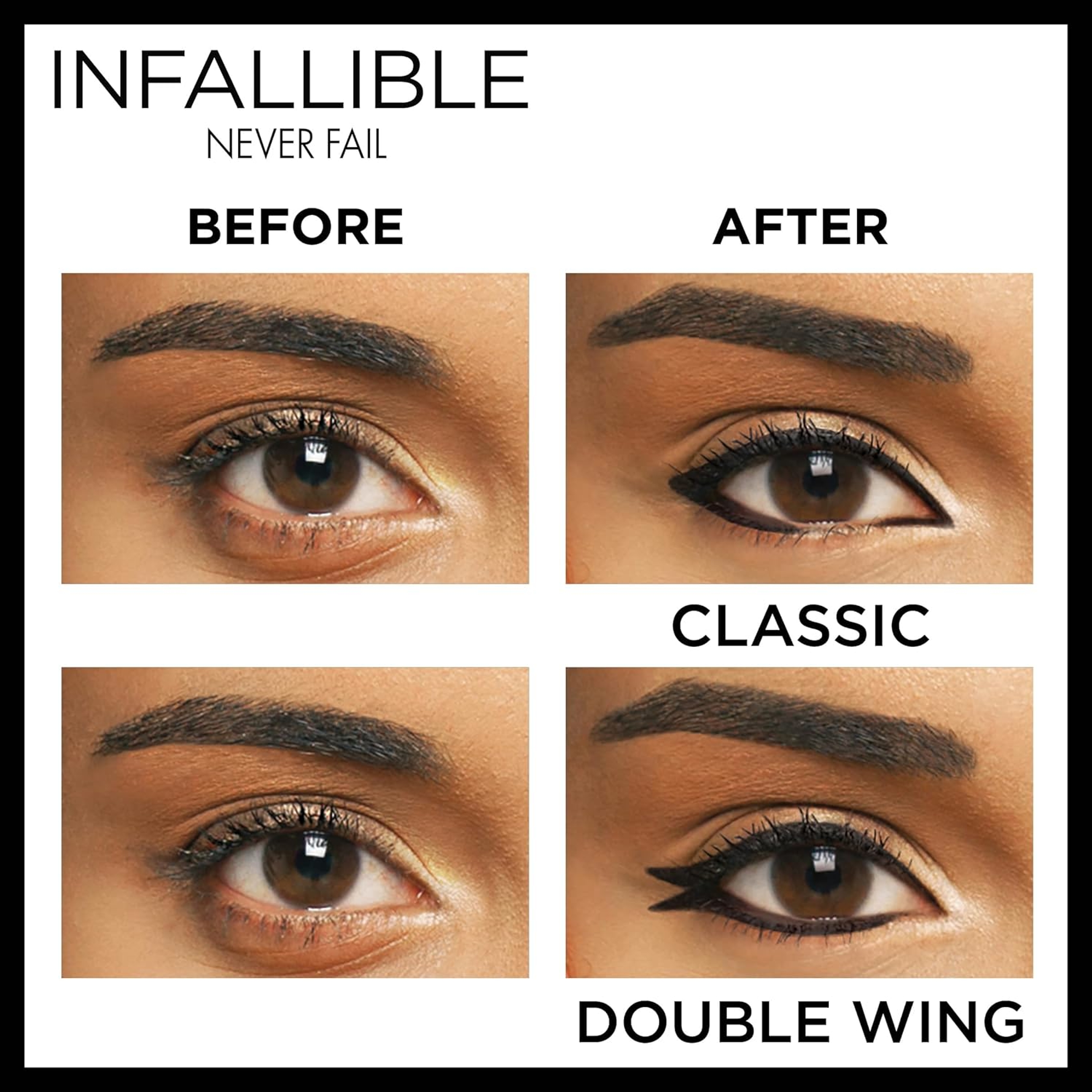 L'Oreal Paris Infallible Never Fail Eyeliner - Mechanical Pencil Eyeline with Built in Sharpener - Black 4