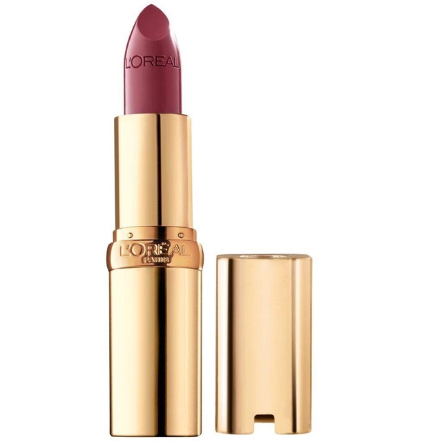 L'Oreal Paris Colour Riche Satin Lipstick, 590 Blushing Berry, 1 Count - Hydrating Creamy Lipstick