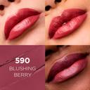 L'Oreal Paris Colour Riche Satin Lipstick, 590 Blushing Berry, 1 Count - Hydrating Creamy Lipstick 2