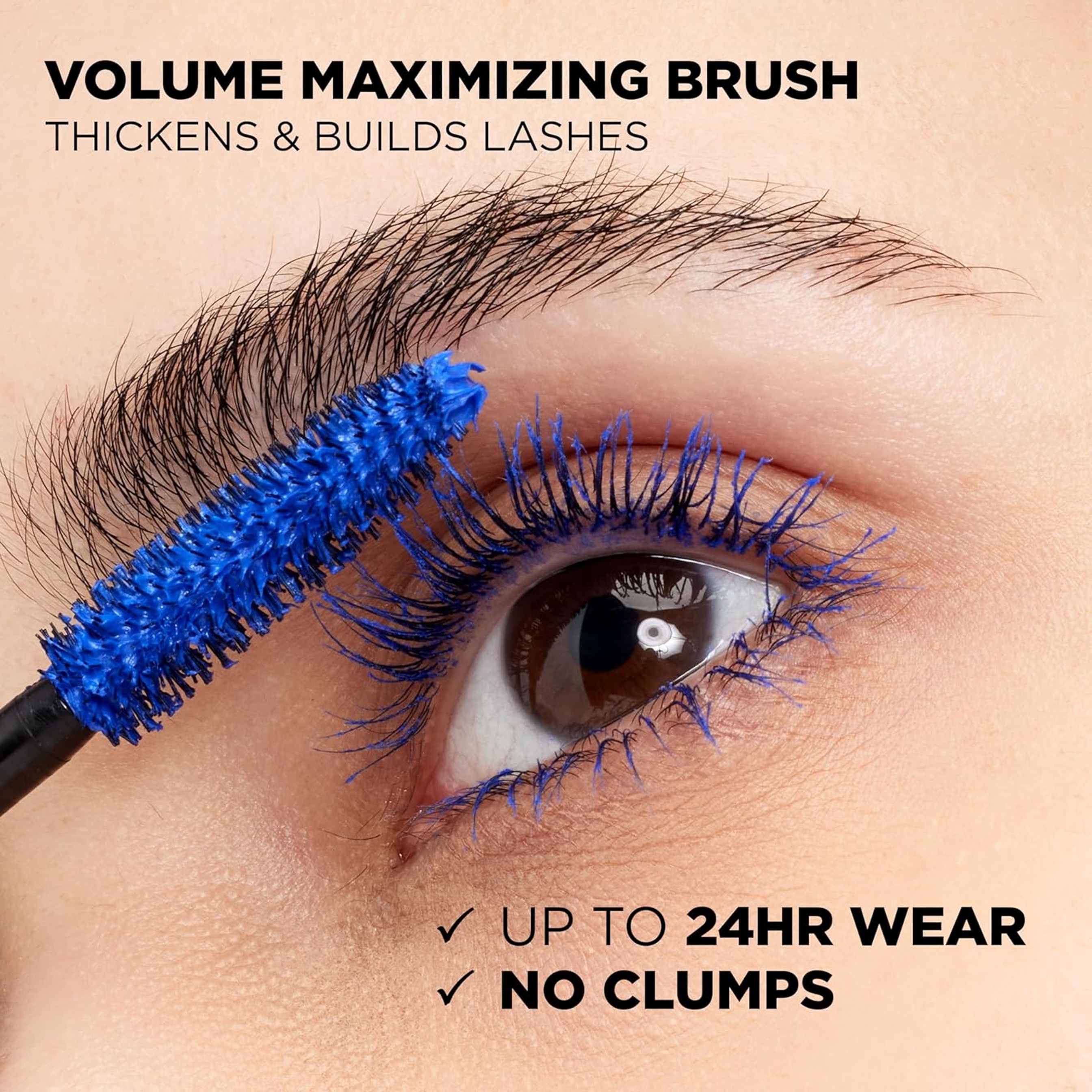 L’Oreal Paris Voluminous Original Mascara - Lightweight Washable Mascara for Bold Volume - Cobalt Blue 0.26 fl.oz 4