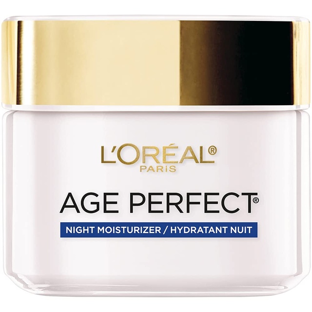 L'Oreal Paris Age Perfect Collagen Expert Night Moisturizer - Anti-Aging Cream for Maturing, Dry Skin 2.5 oz