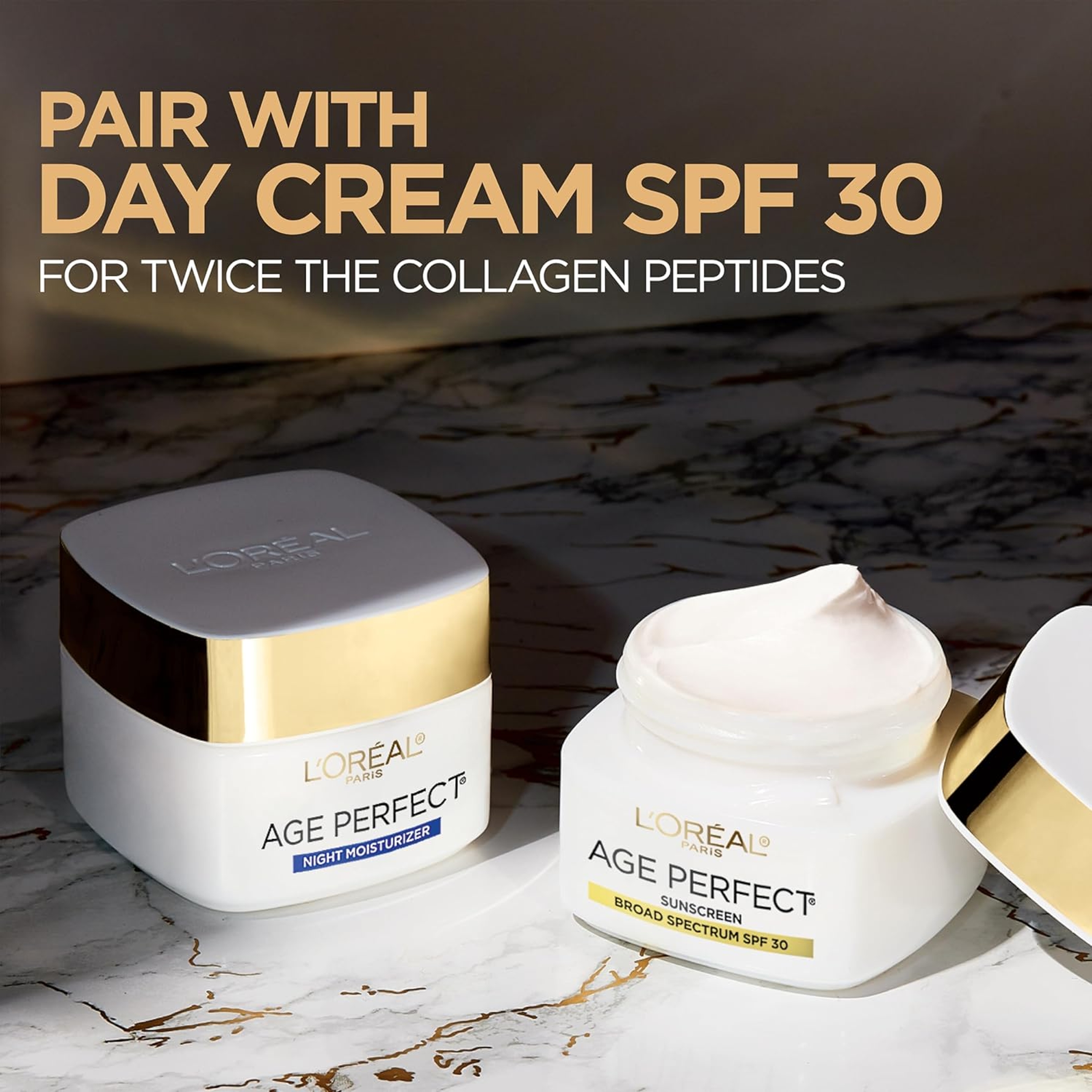 L'Oreal Paris Age Perfect Collagen Expert Night Moisturizer - Anti-Aging Cream for Maturing, Dry Skin 2.5 oz 6