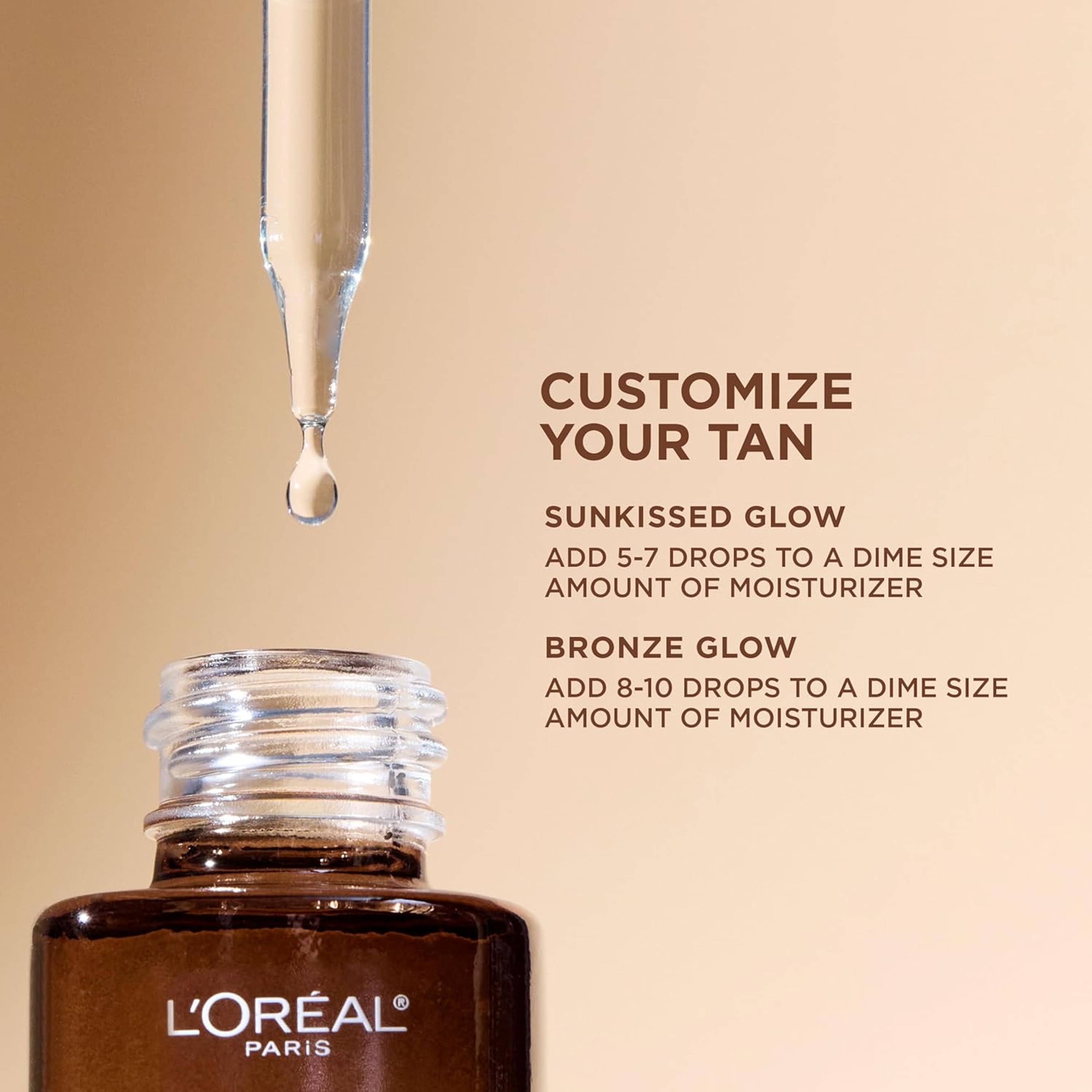 L'Oreal Paris Sublime Bronze Self-Tanning Facial Drops - Fragrance-Free Facial Serum with Hyaluronic Acid 1 fl.oz 5