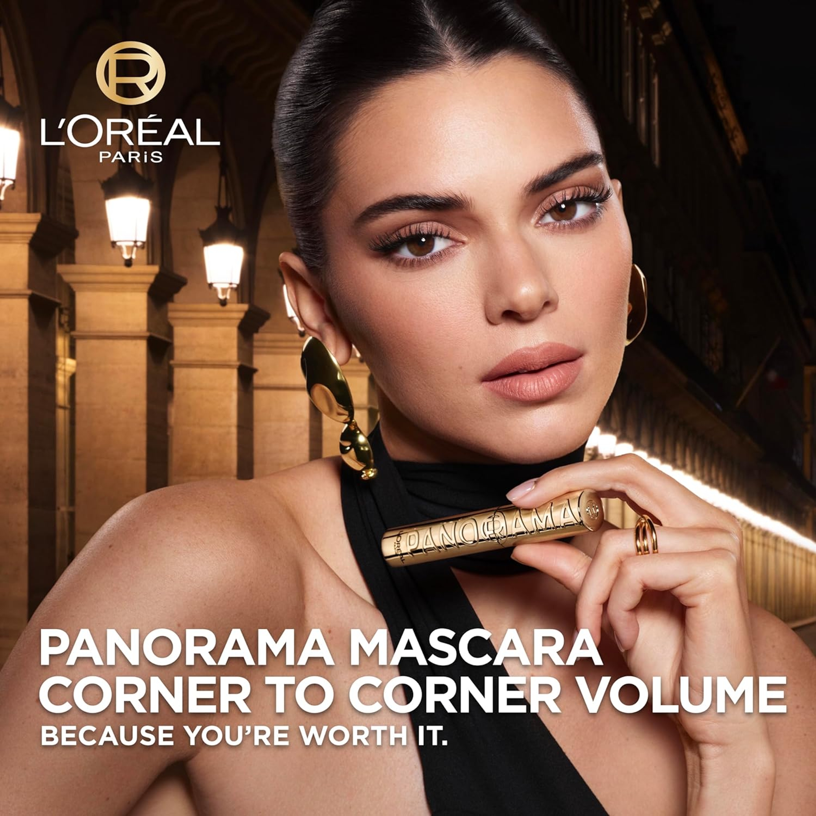 L'Oreal Paris Voluminous Panorama Mascara, Black Brown, 0.33 fl.oz - Volumizing & Lengthening Washable Mascara 2