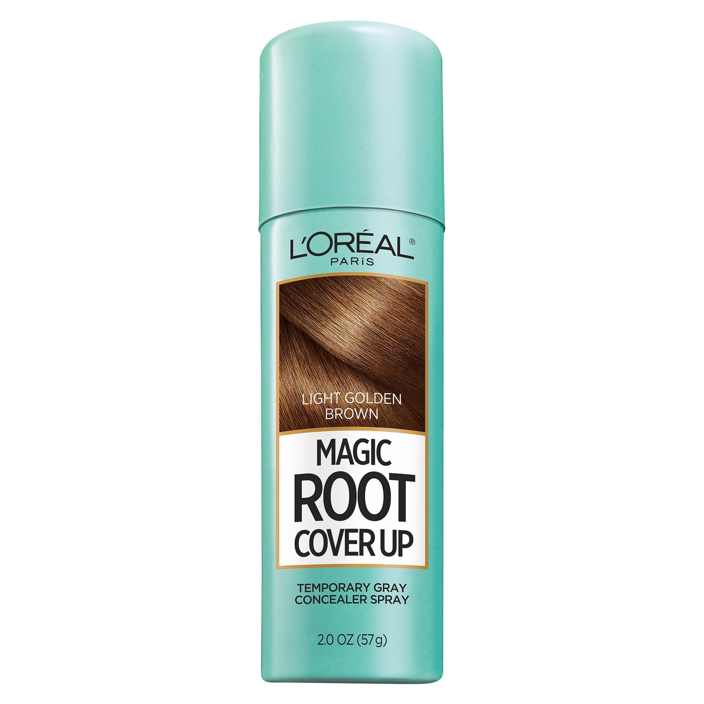 L'Oreal Paris Magic Root Cover Up, Light Golden Brown, 2 oz - Root Touch-Up Spray for Gray Root Coverage 1