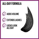 Maybelline The Falsies Lash Lift Washable Mascara, Ultra Black, 1 Count - Dramatic Volume, Long & Lifted Lashes 3