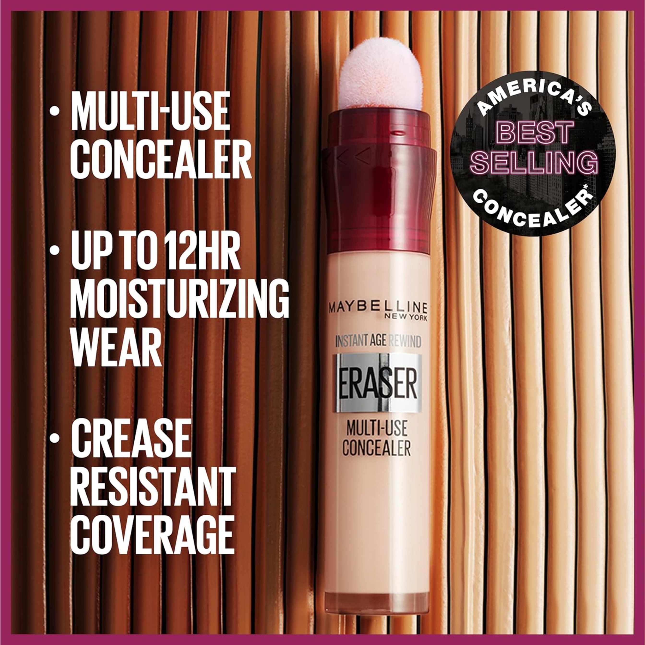 Maybelline Instant Age Rewind Eraser Multi-Use Concealer, 122 Sand, 0.2 fl.oz 4