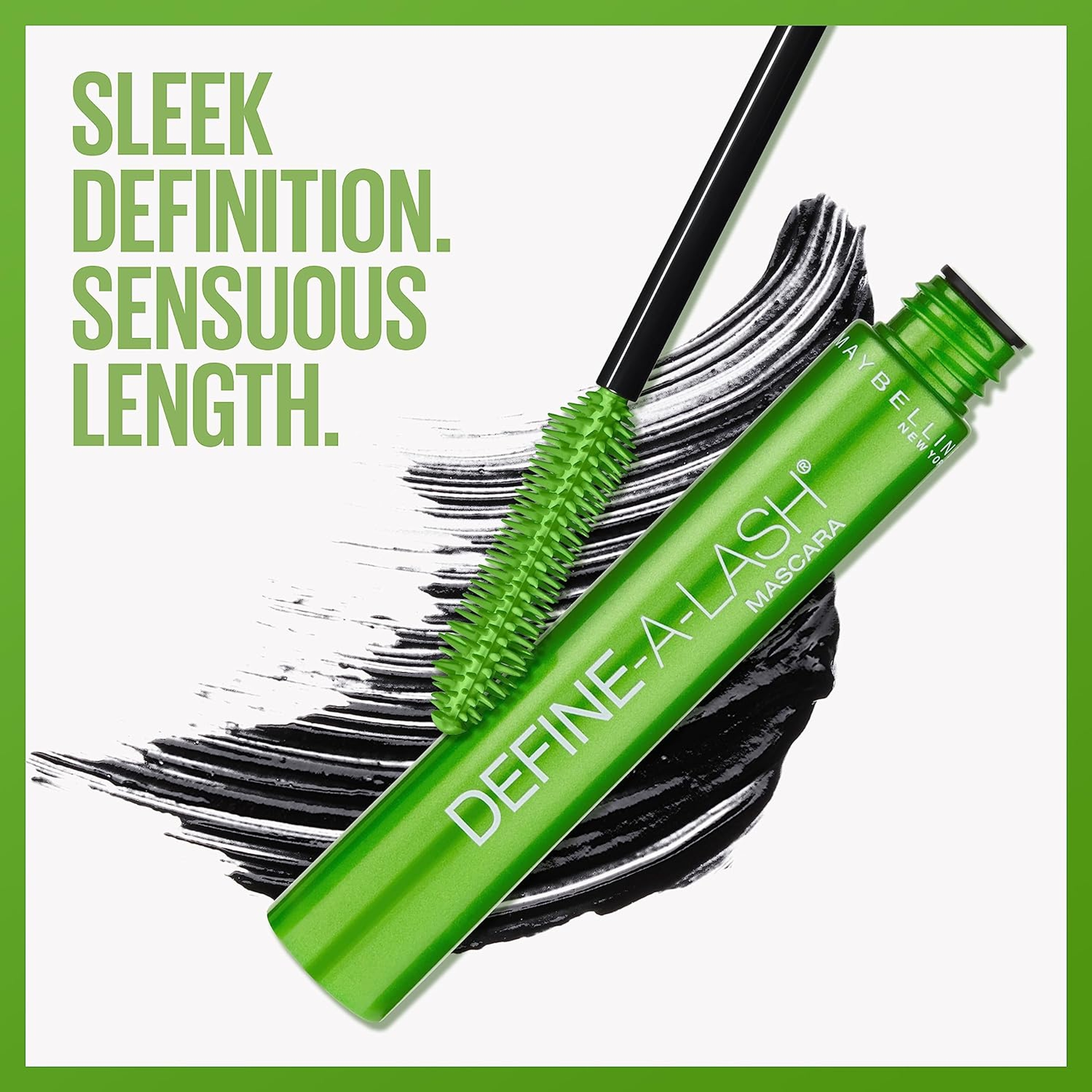 Maybelline Define-A-Lash Lengthening Washable Mascara, Very Black, 0.22 fl.oz - Definition & Shape for Longer-Looking Lashes 6