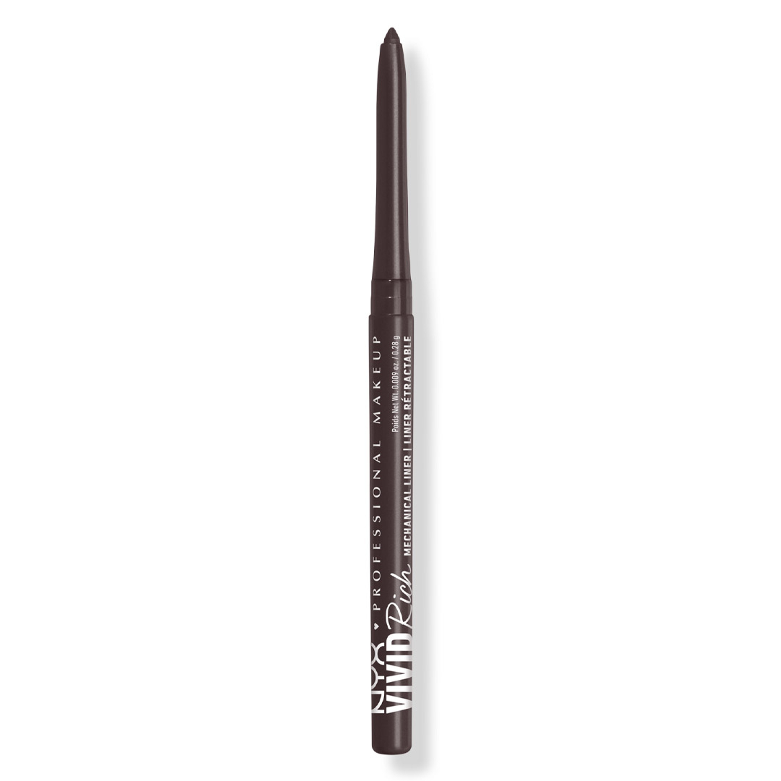NYX Professional Makeup Vivid Rich Mechanical Eye Pencil, 15 Smokin Topaz, 1 Count - Creamy Retractable Eyeliner 2