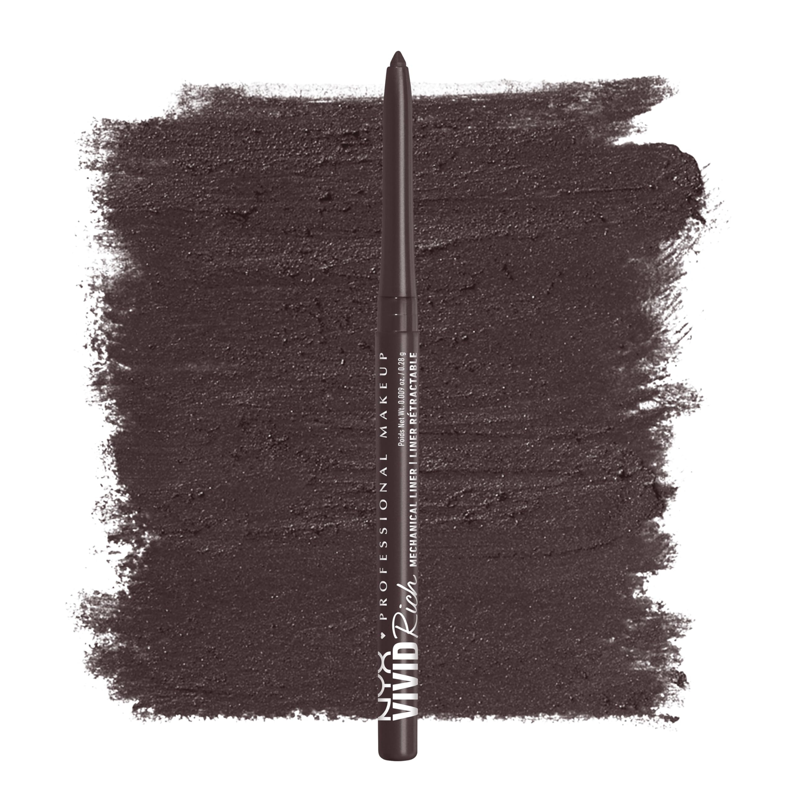 NYX Professional Makeup Vivid Rich Mechanical Eye Pencil, 15 Smokin Topaz, 1 Count - Creamy Retractable Eyeliner 8
