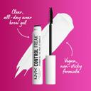 NYX Professional Makeup Control Freak Eyebrow Gel, Clear, 0.03 fl.oz 2