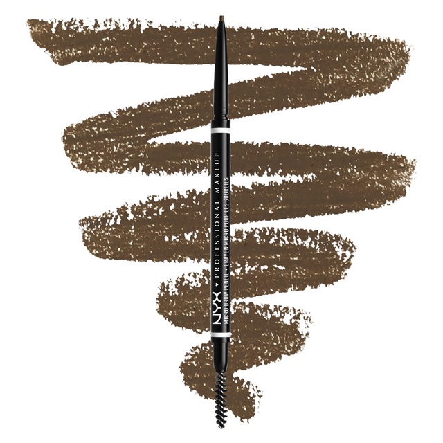 NYX Professional Makeup Micro Brow Pencil, Ash Brown, 1 Count - Precise Eyebrow Pencil