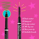 NYX Professional Makeup Micro Brow Pencil, Black, 1 Count - Precise Eyebrow Pencil 2