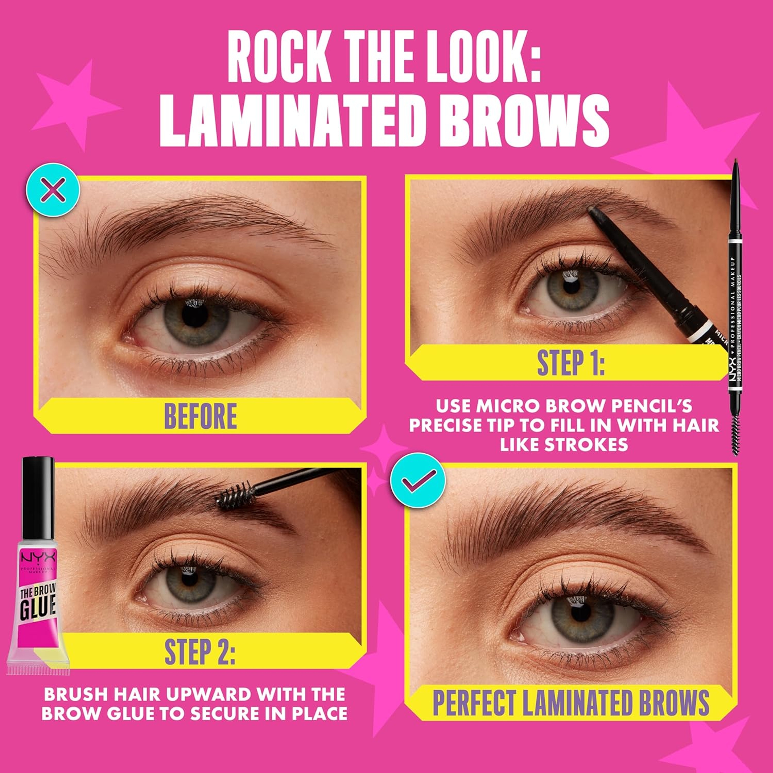 NYX Professional Makeup Micro Brow Pencil, Black, 1 Count - Precise Eyebrow Pencil 7