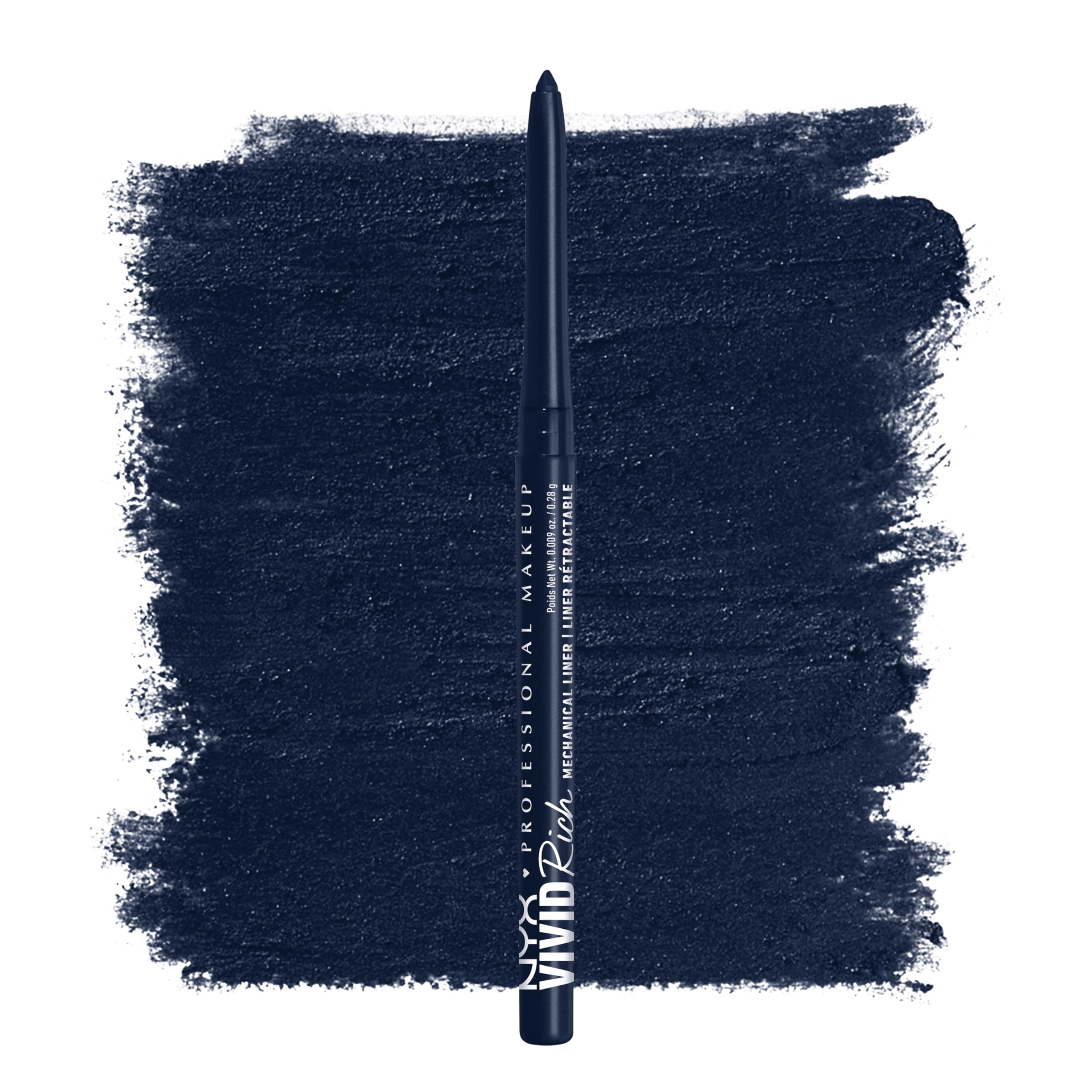 NYX Professional Makeup Vivid Rich Mechanical Eye Pencil, 14 Sapphire Bling, 1 Count - Creamy Retractable Eyeliner 1