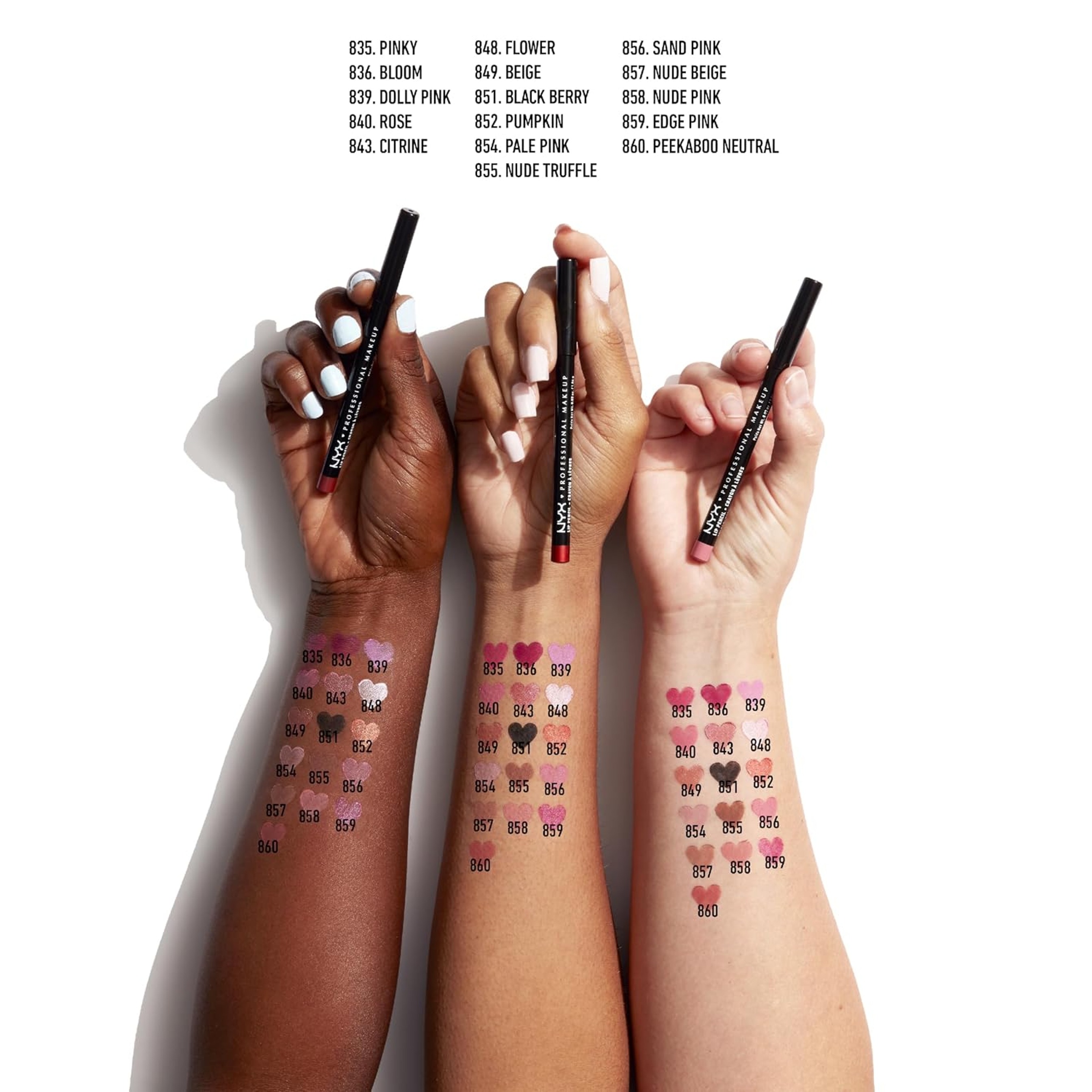 NYX Professional Makeup Slim Lip Pencil, Mahogany, 0.03 oz - Long-Lasting Creamy Lip Liner 4