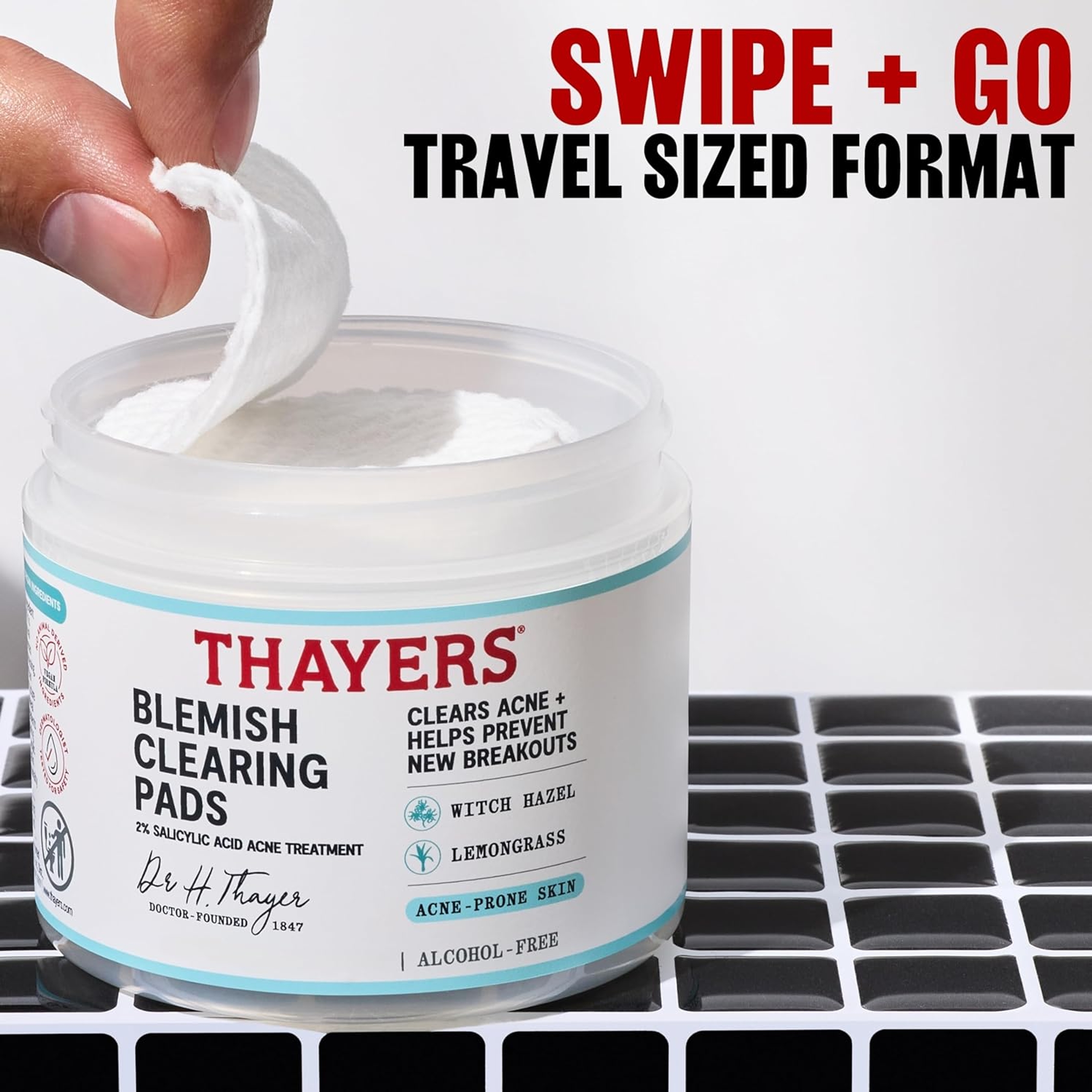 Thayers Blemish Clearing Pads (60 Pads) - Salicylic Acid Acne Treatment for Face 10