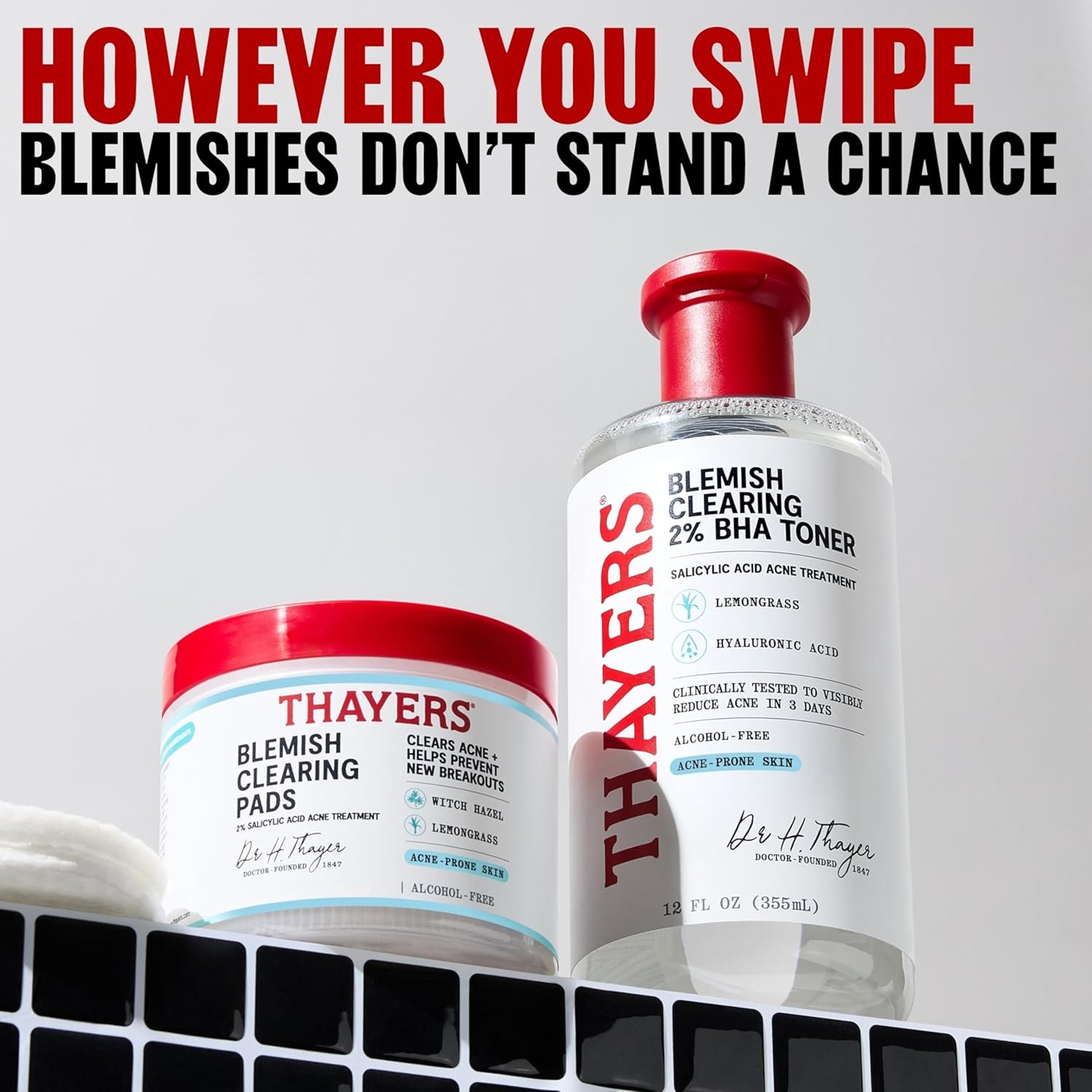 Thayers Blemish Clearing Pads (60 Pads) - Salicylic Acid Acne Treatment for Face 12