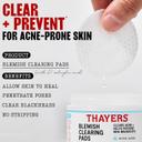 Thayers Blemish Clearing Pads (60 Pads) - Salicylic Acid Acne Treatment for Face 5