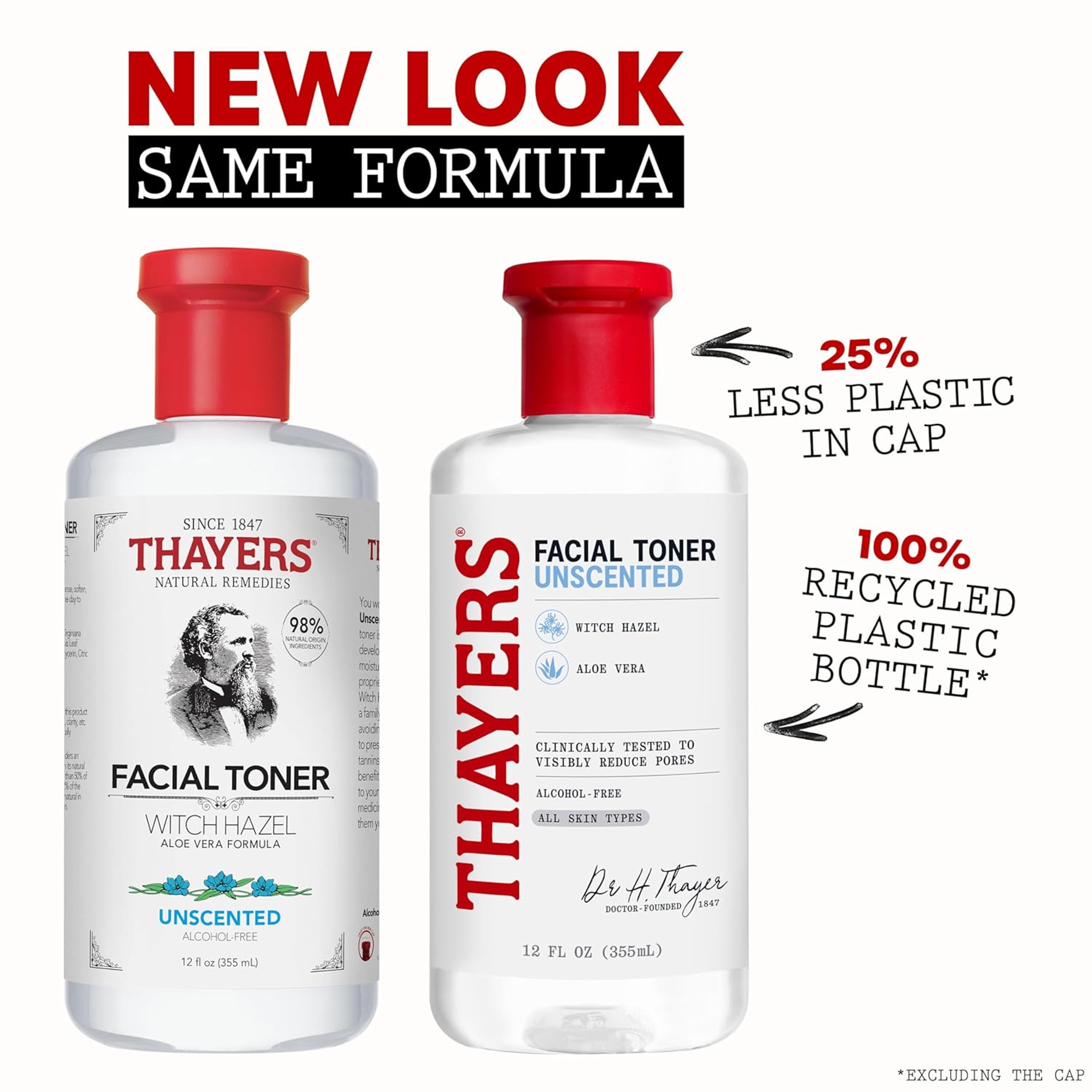 Thayers Unscented Facial Toner 12 fl.oz - Alcohol-Free, Hydrating & Soothing with Witch Hazel & Aloe Vera 2