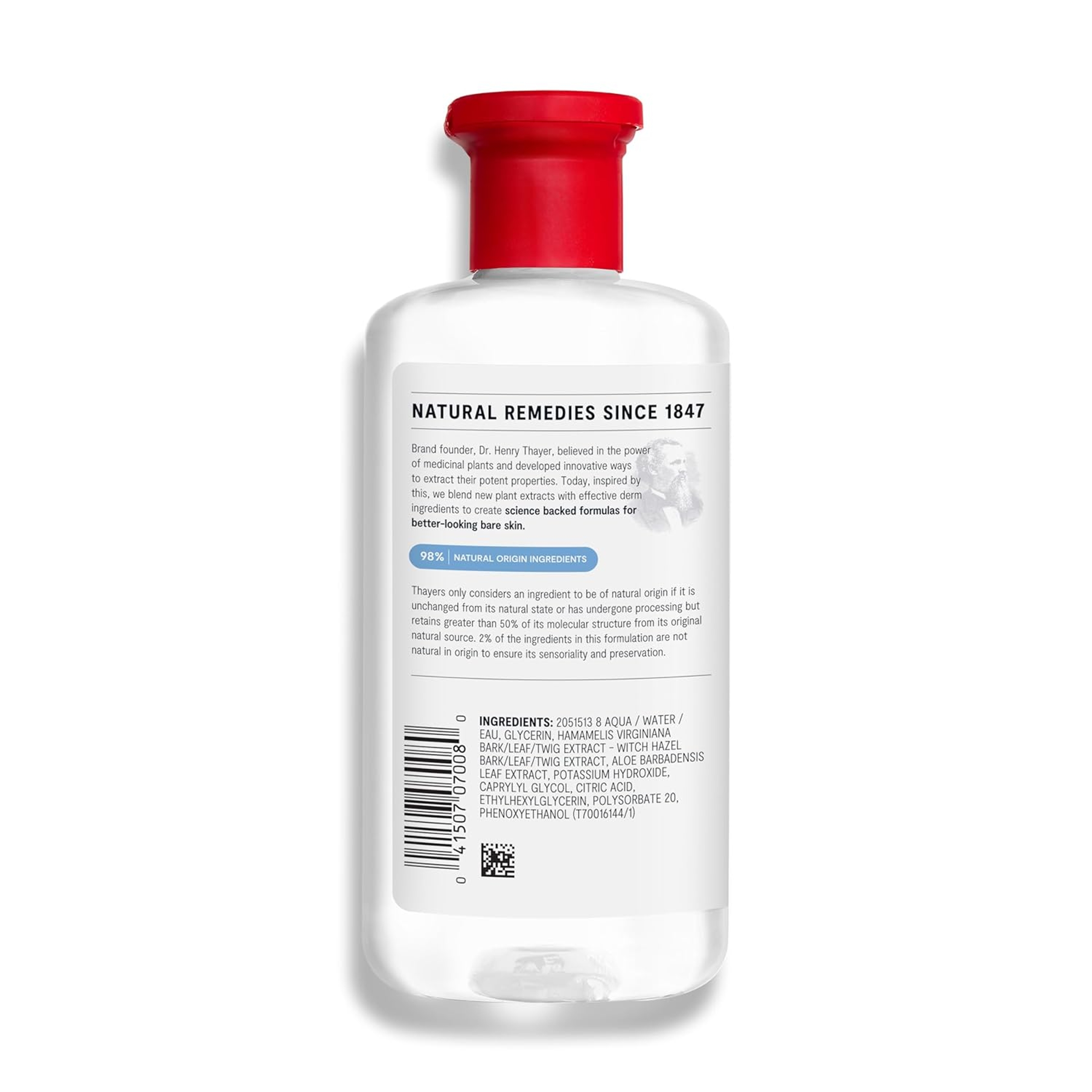 Thayers Unscented Facial Toner 12 fl.oz - Alcohol-Free, Hydrating & Soothing with Witch Hazel & Aloe Vera 10