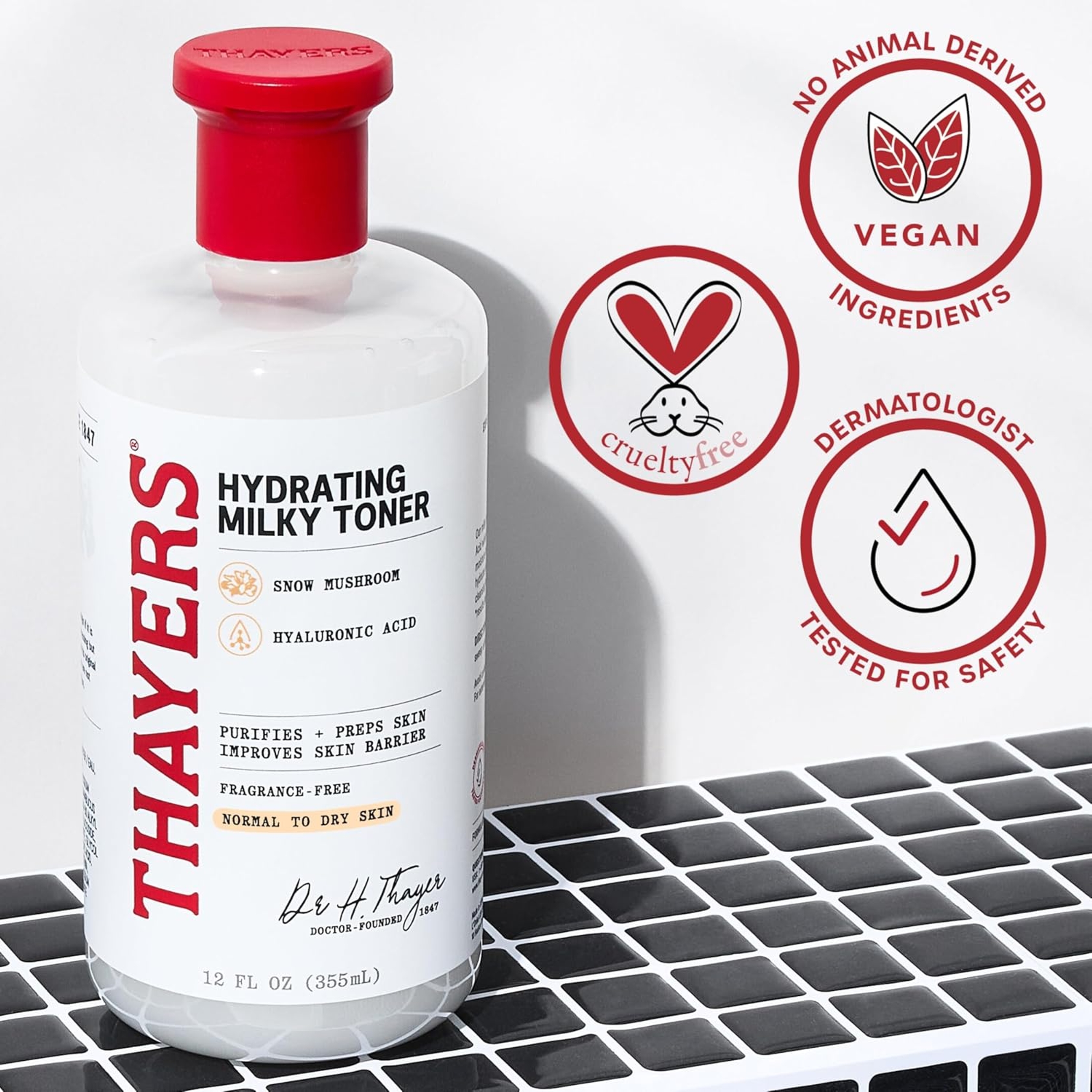 Thayers Hydrating Milky Toner 3 fl.oz - Gentle Hydrating Facial Toner with Snow Mushroom & Hyaluronic Acid 7