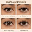 Judydoll Ultra-Fine Liquid Eyeliner, 01 Black, 1 Count - Precision Tip for Winged Liner, Quick-Drying, Waterproof 8