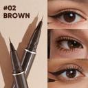 Judydoll Ultra-Fine Liquid Eyeliner, 02 Brown, 1 Count - Precision Tip for Winged Liner, Quick-Drying, Waterproof 2