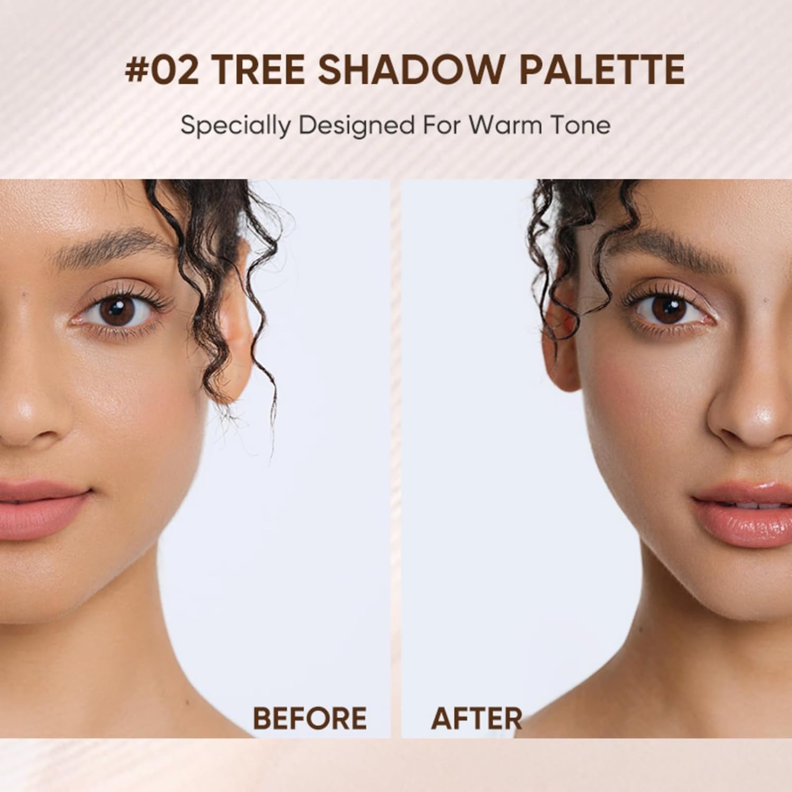 Judydoll Highlighter Contour Palette, 02 Tree Shadow Palette, 1 Count - All-in-One Matte Highlighter Contour Compact 5